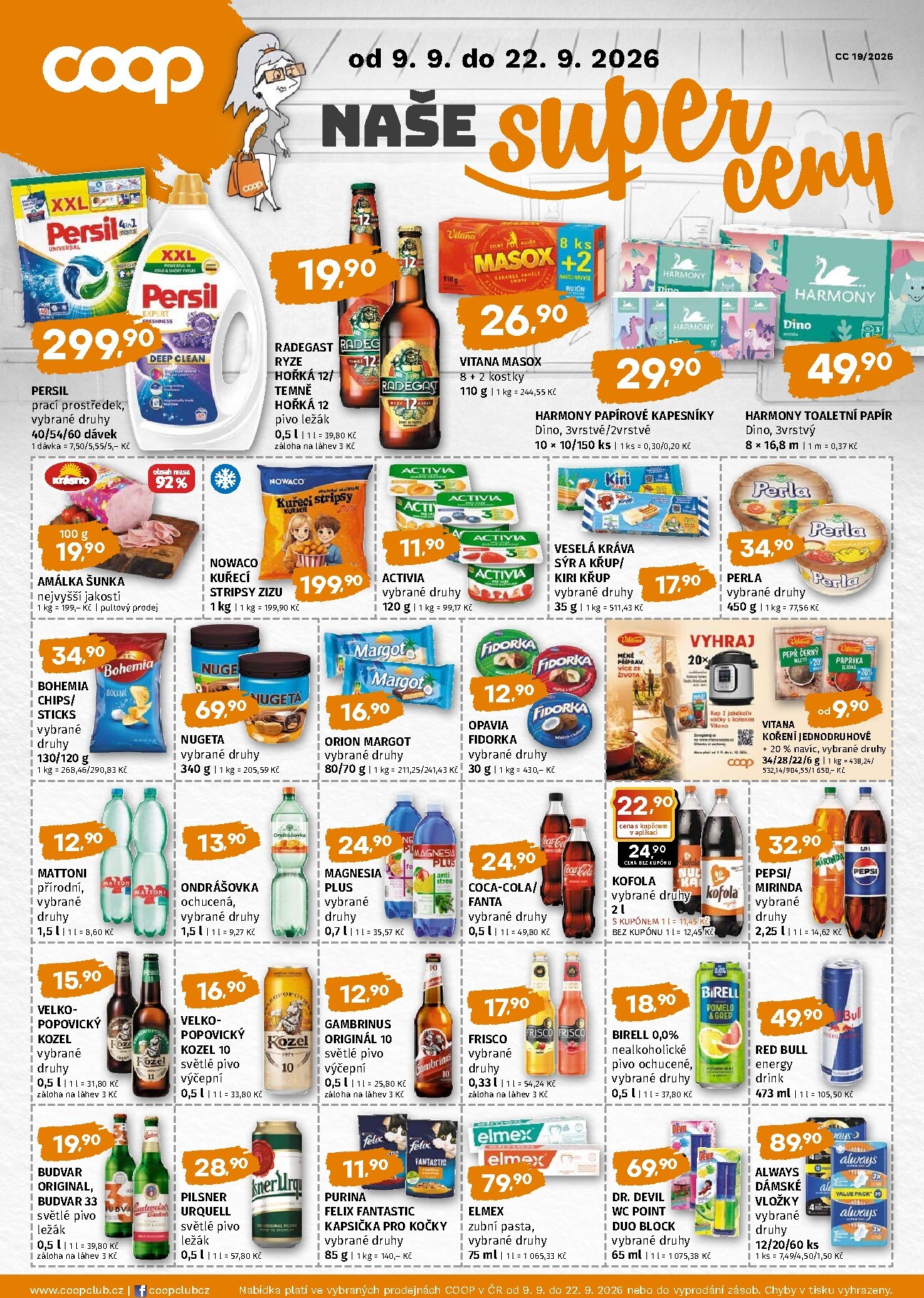 coop - Aktuální Coop - Naše super ceny leták platný od středy 09.09.2026 do úterý 22.09.2026