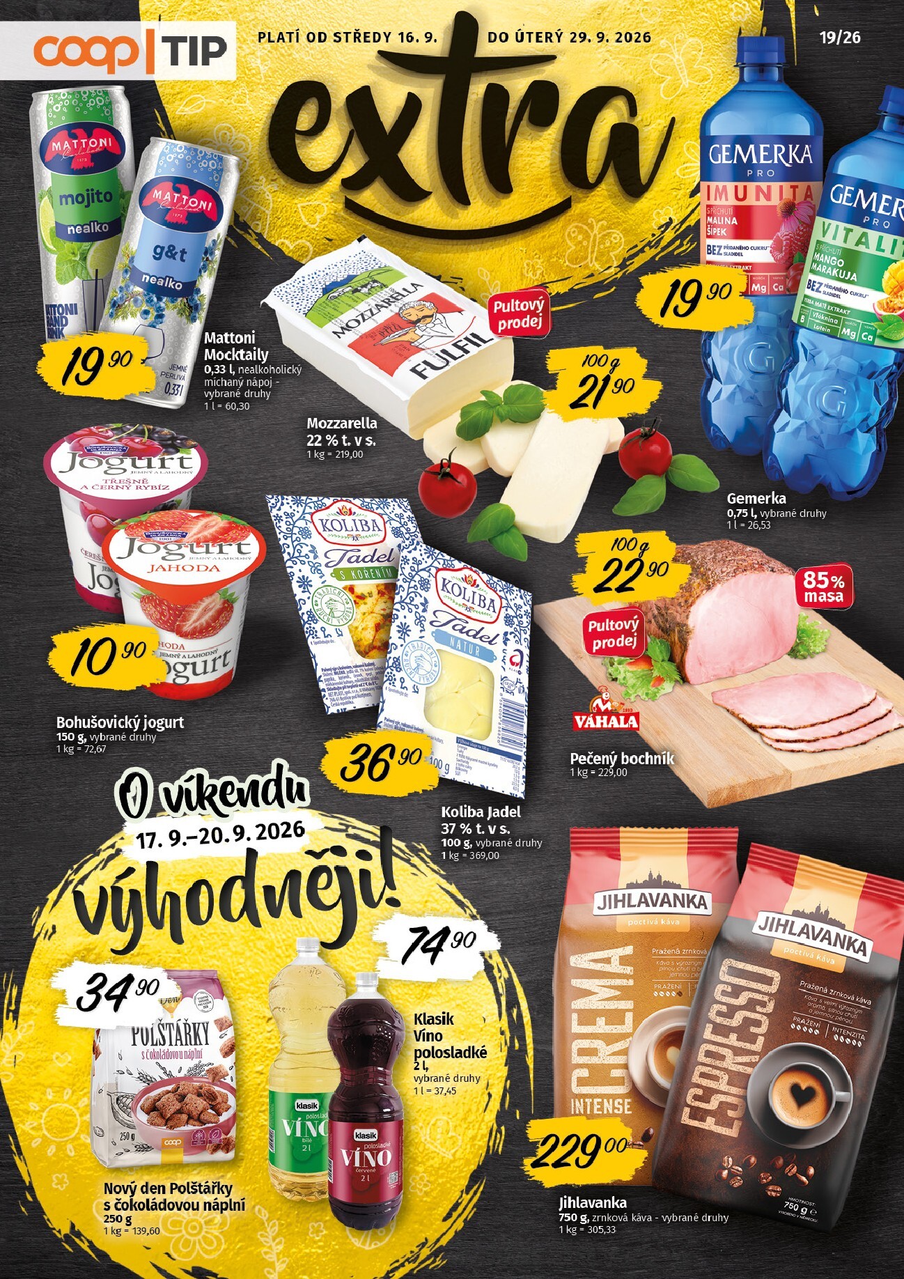 coop - Budoucí Coop - Tip extra leták platný od středy 16.09.2026 do úterý 29.09.2026