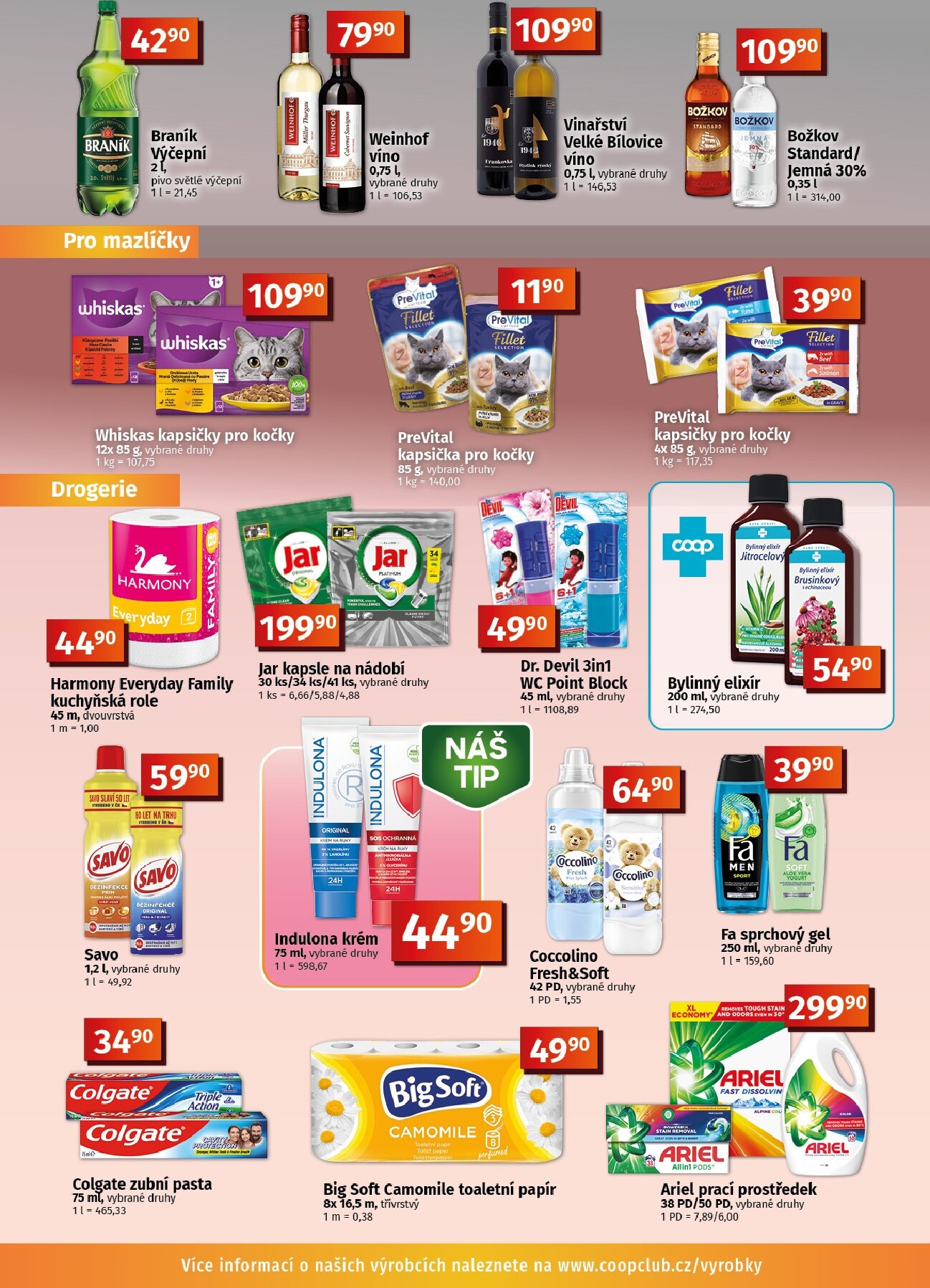 coop - Aktuální Coop Tuty a Tip Menu leták platný od středy 23.09.2026 do úterý 06.10.2026 - page: 9