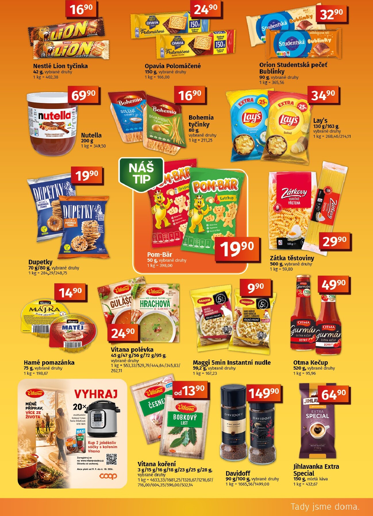 coop - Aktuální Coop Tuty a Tip Menu leták platný od středy 23.09.2026 do úterý 06.10.2026 - page: 7