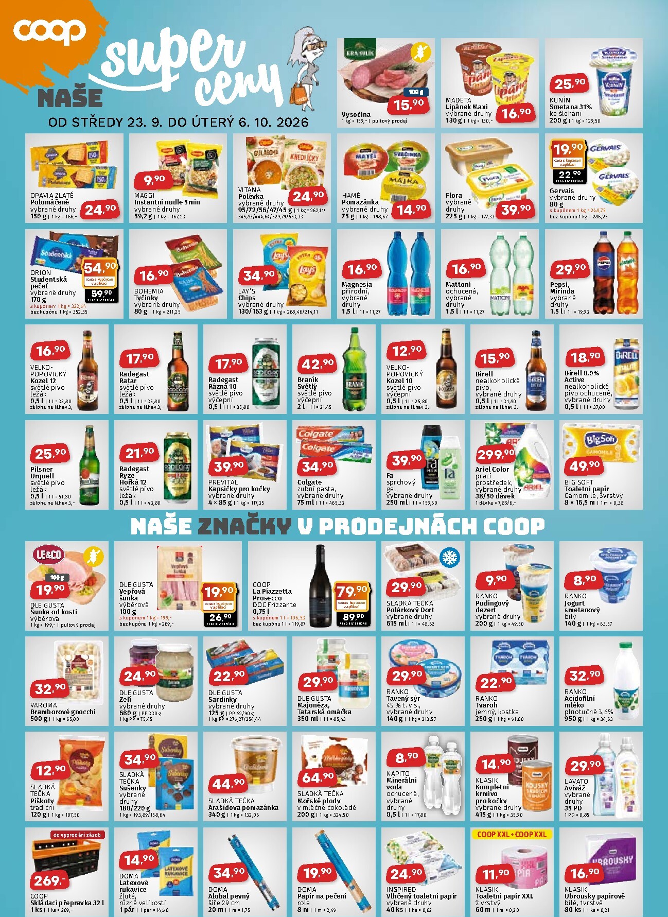 coop - Aktuální Coop - Jižní Čechy leták platný od středy 23.09.2026 do úterý 06.10.2026 - page: 2