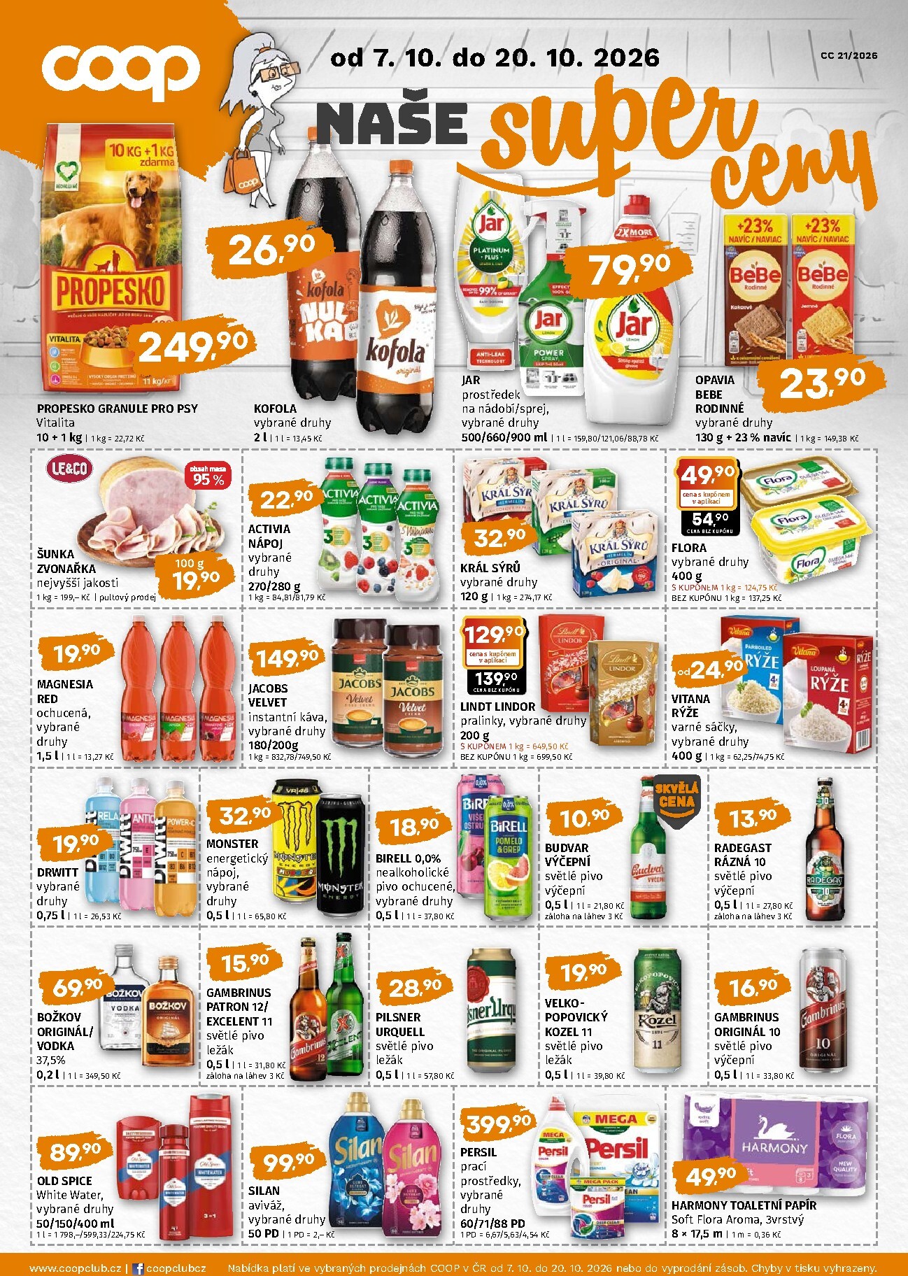 coop - Aktuální Coop - Naše značky leták platný od středy 07.10.2026 do úterý 20.10.2026 - page: 1