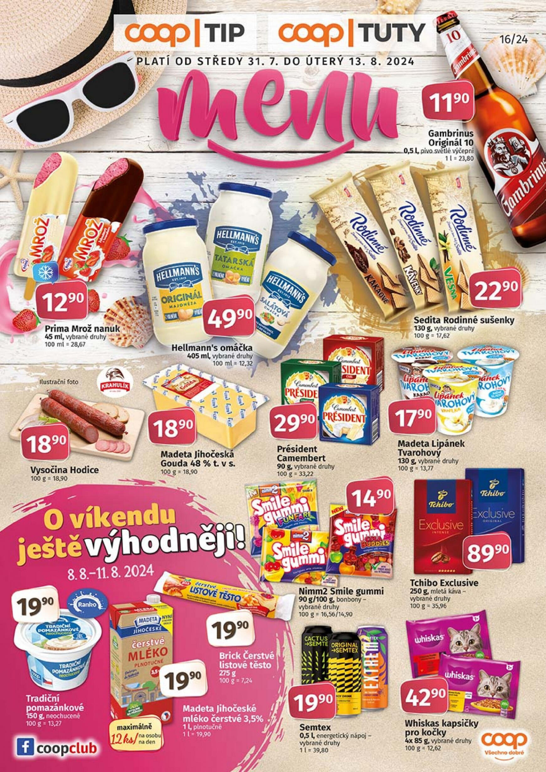 coop - Leták COOP - Tuty-Tip Menu od 31.07. do 13.08. - page: 1