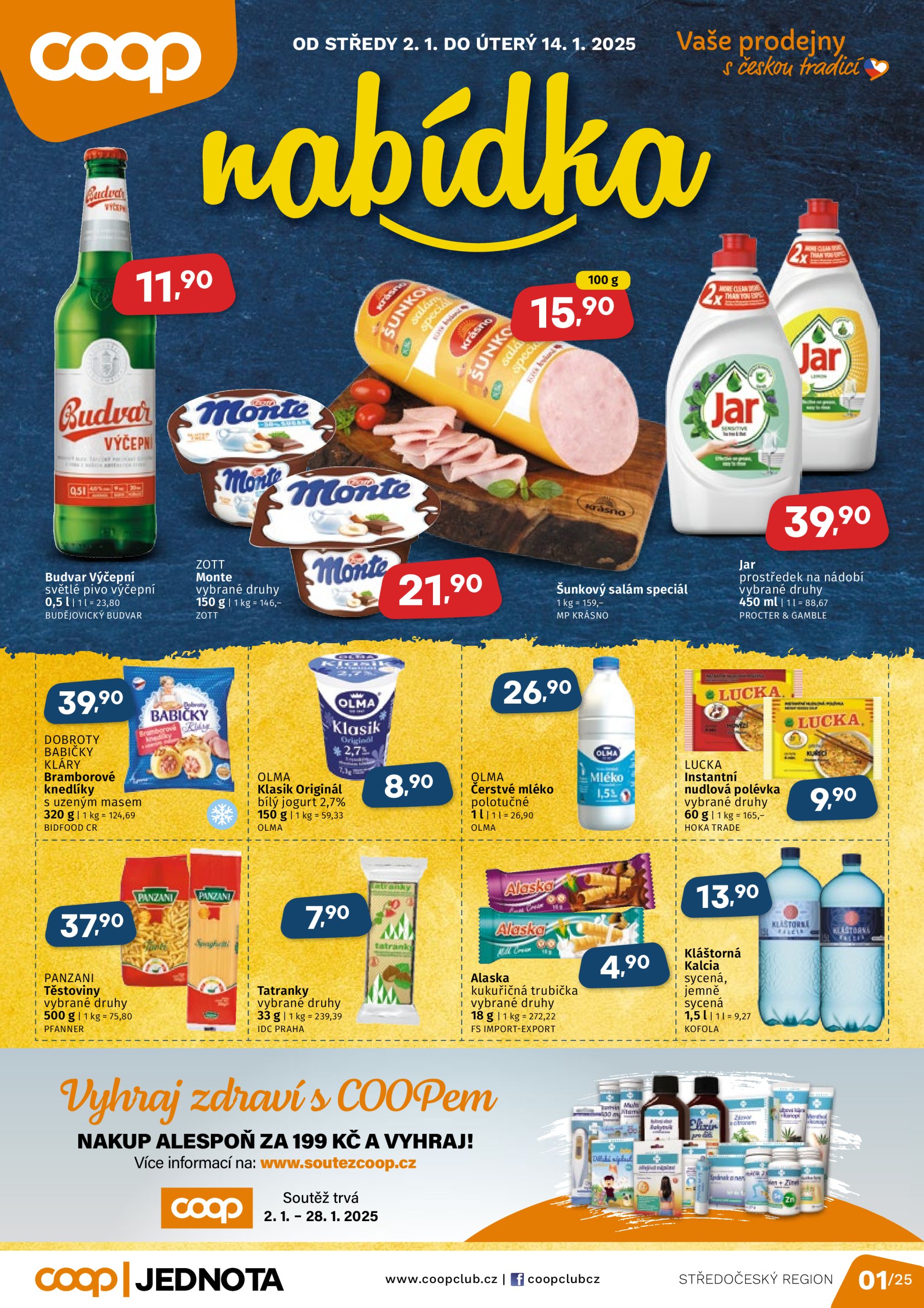 coop - Leták Coop - Střední Čechy od 02.01. do 14.01.