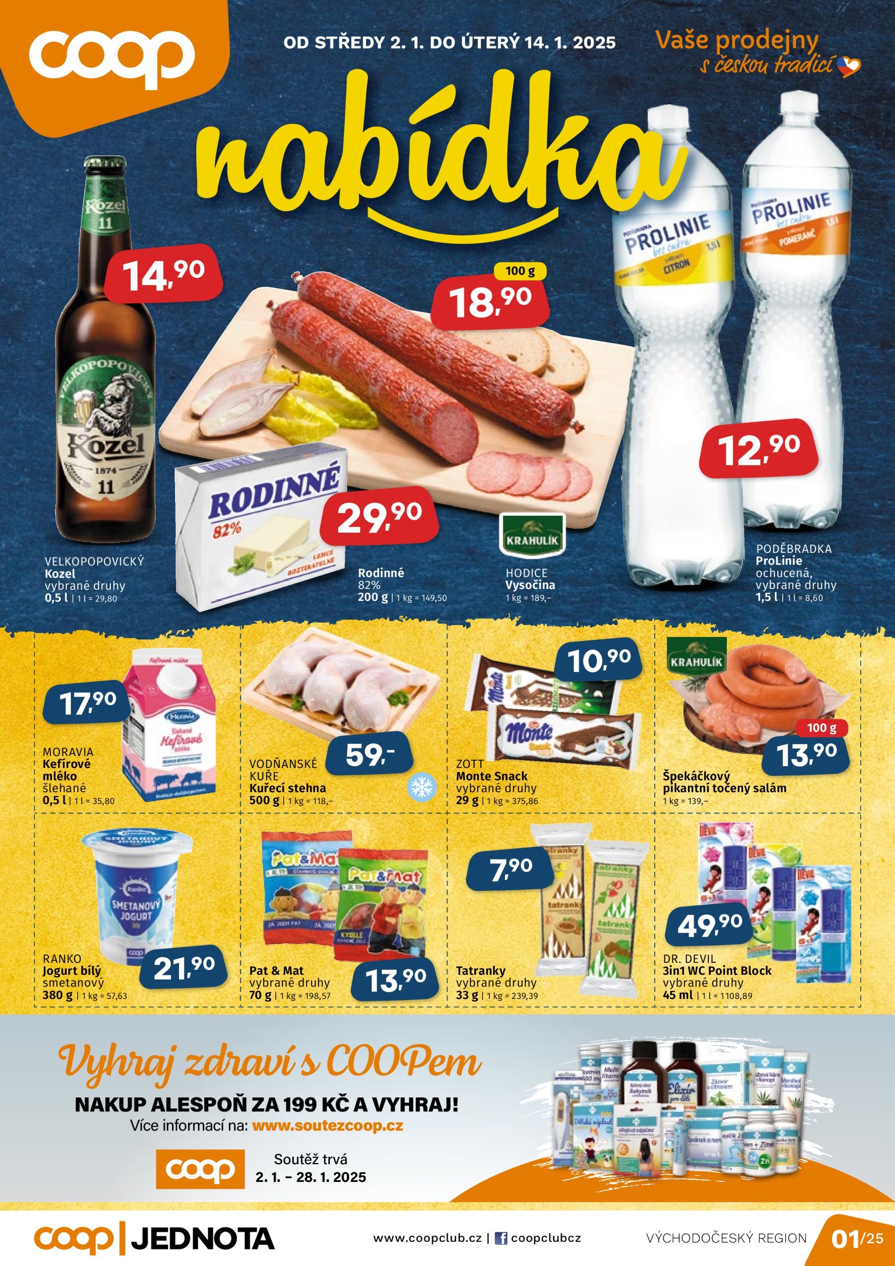 coop - Leták Coop - Východní Čechy od 02.01. do 14.01.