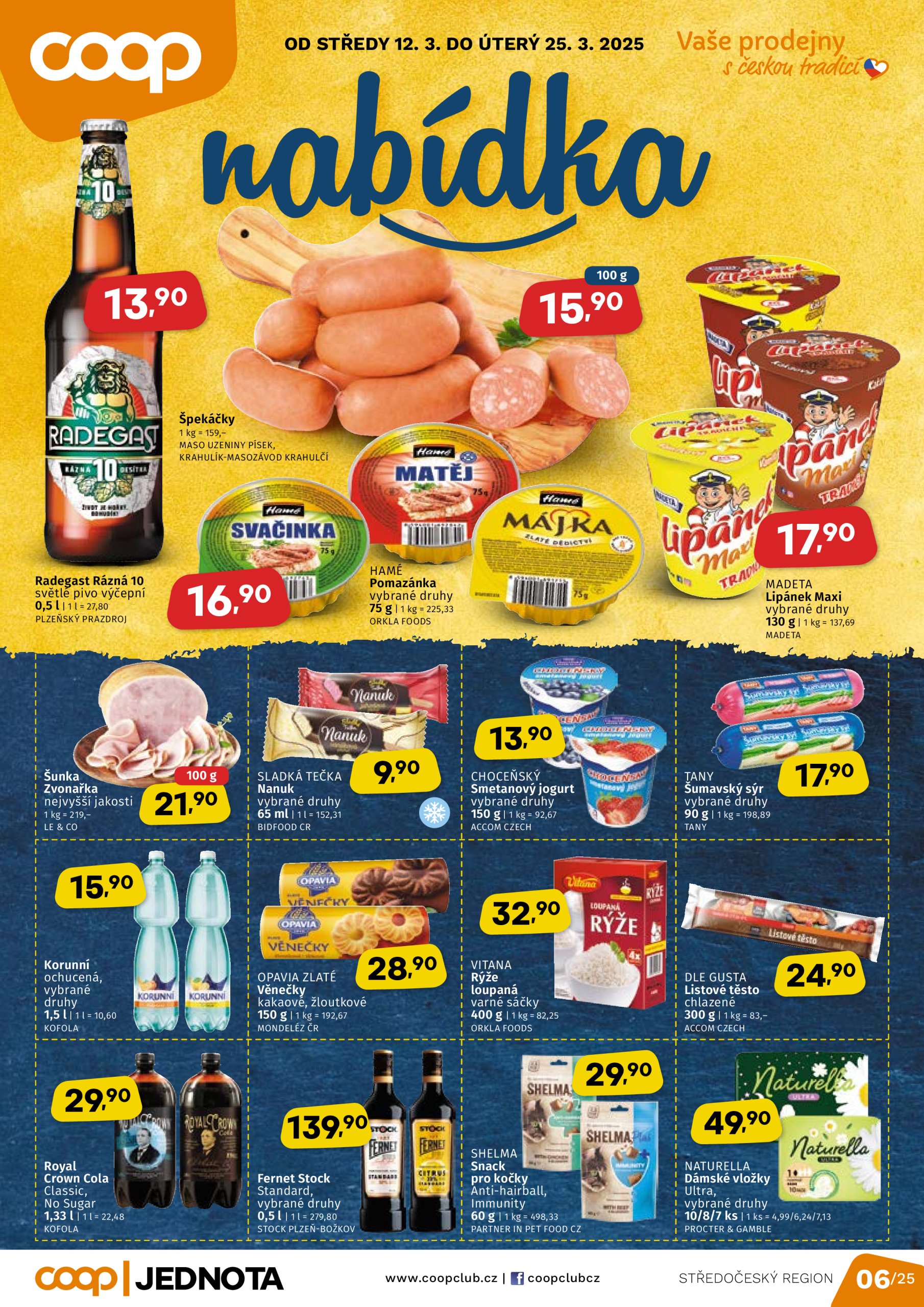 coop - Leták Coop - Střední Čechy od 12.03. do 25.03. - page: 1