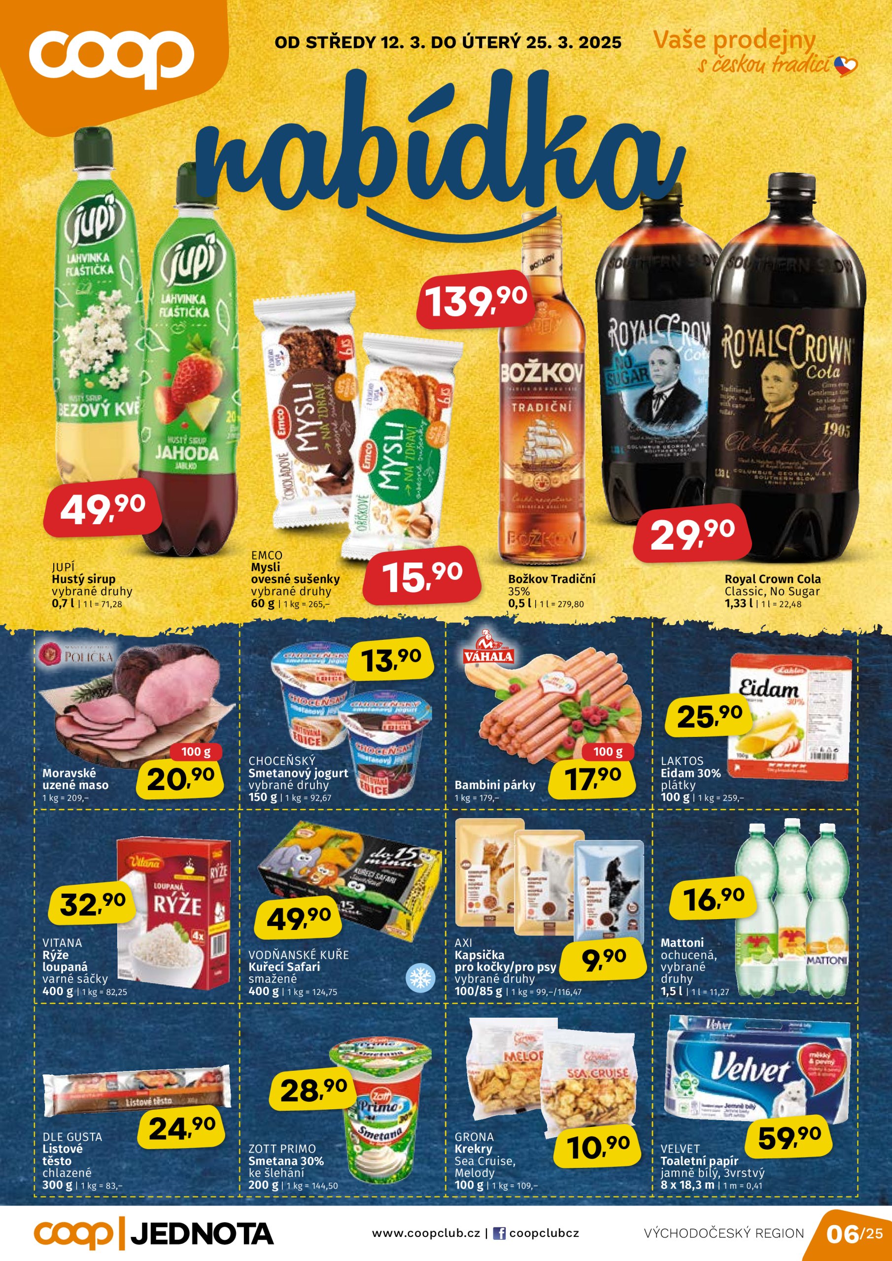 coop - Leták Coop - Východní Čechy od 12.03. do 25.03. - page: 1