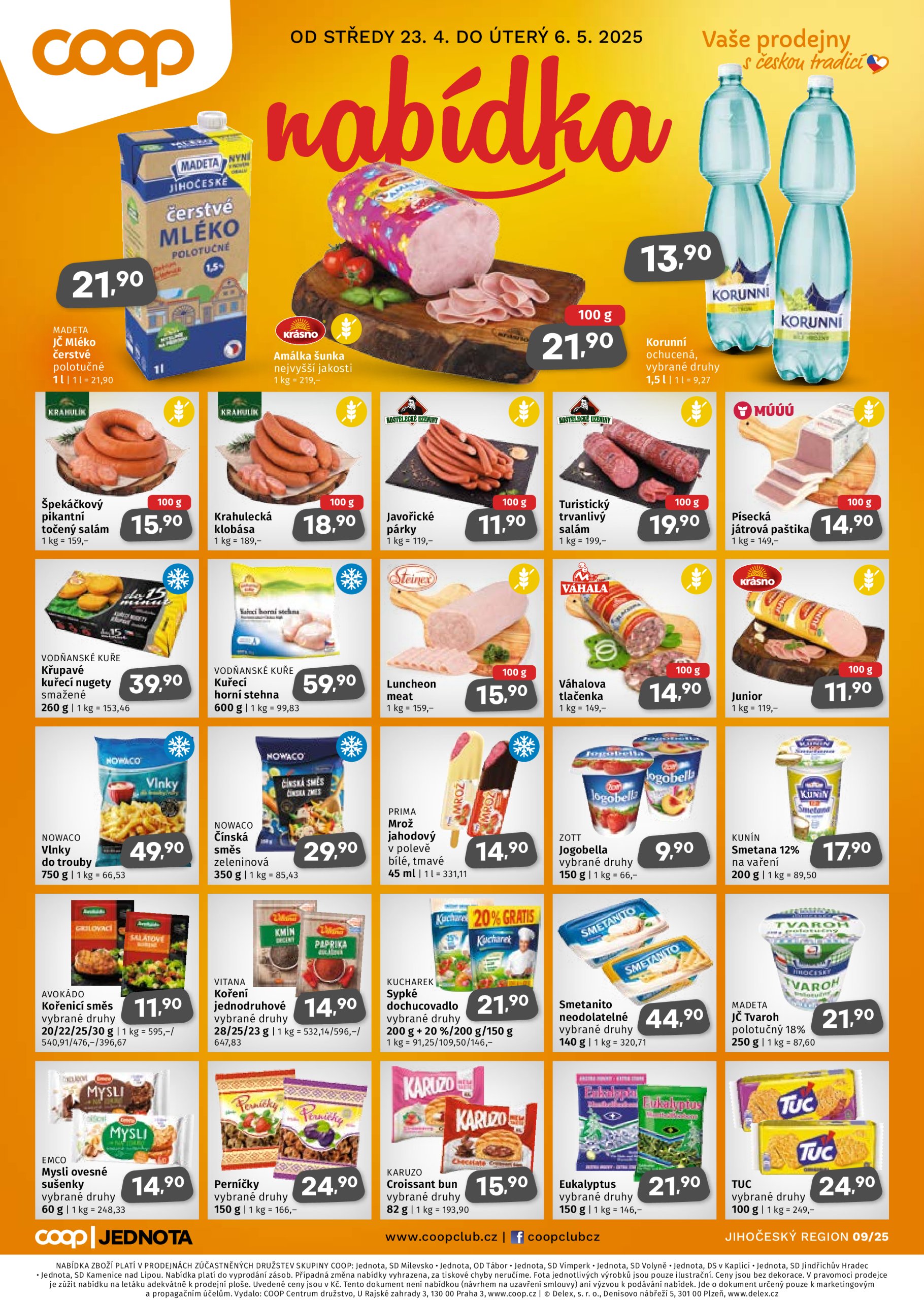 coop - Leták Coop - Jižní Čechy od 23.04. do 06.05.