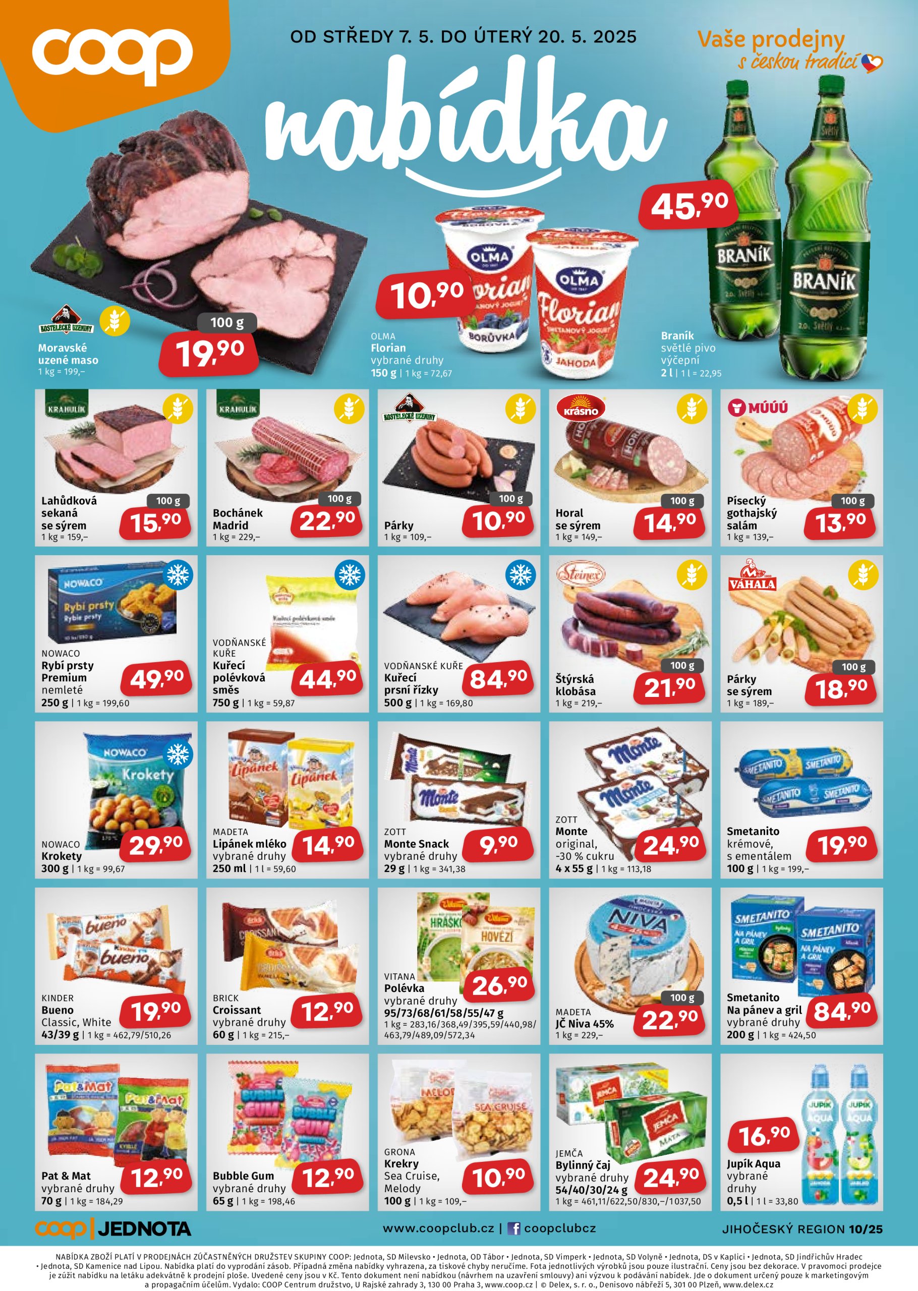 coop - Leták Coop - Jižní Čechy od 07.05. do 20.05.