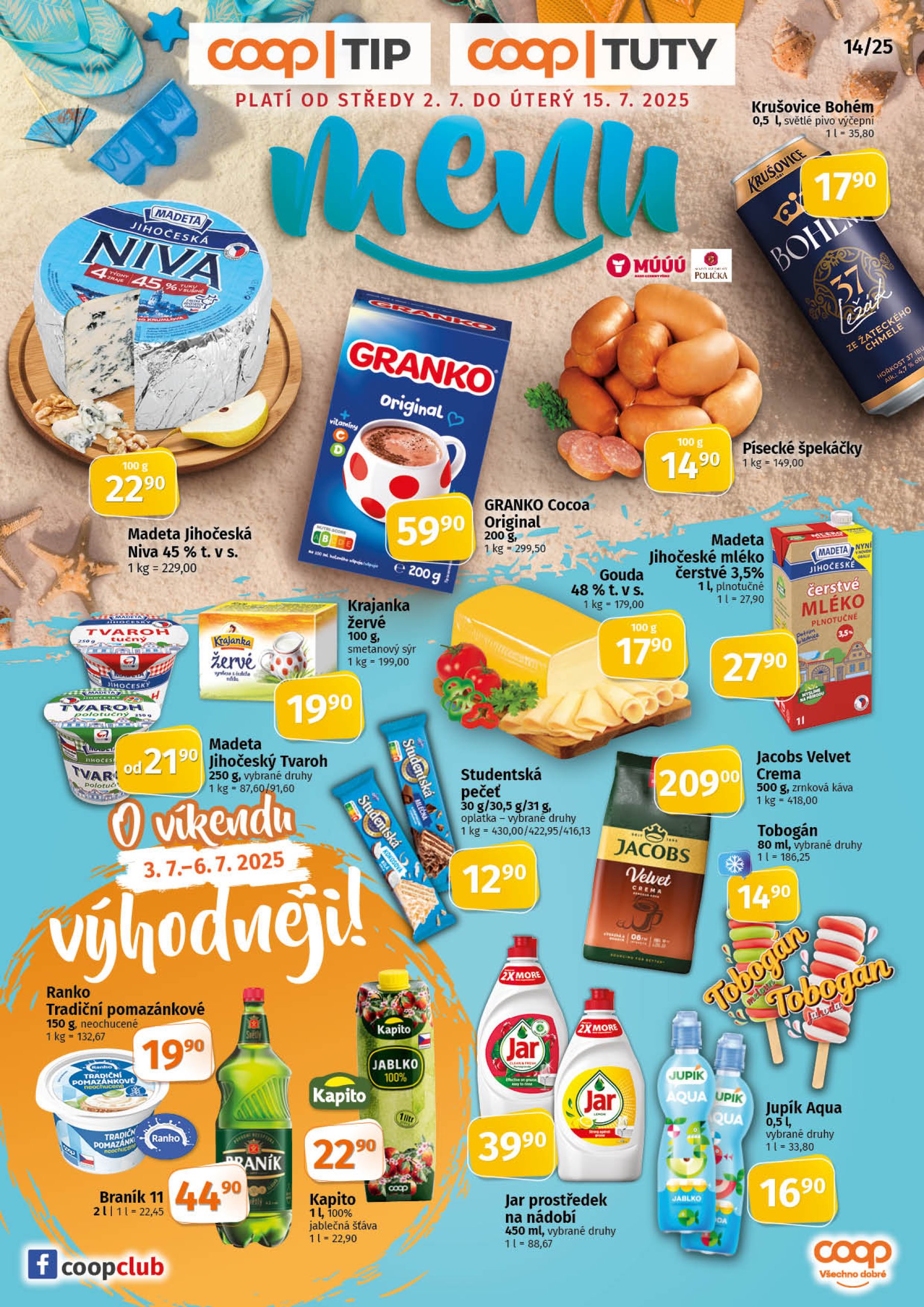 coop - Leták Coop - Tuty-Tip Menu od 02.07. do 15.07.