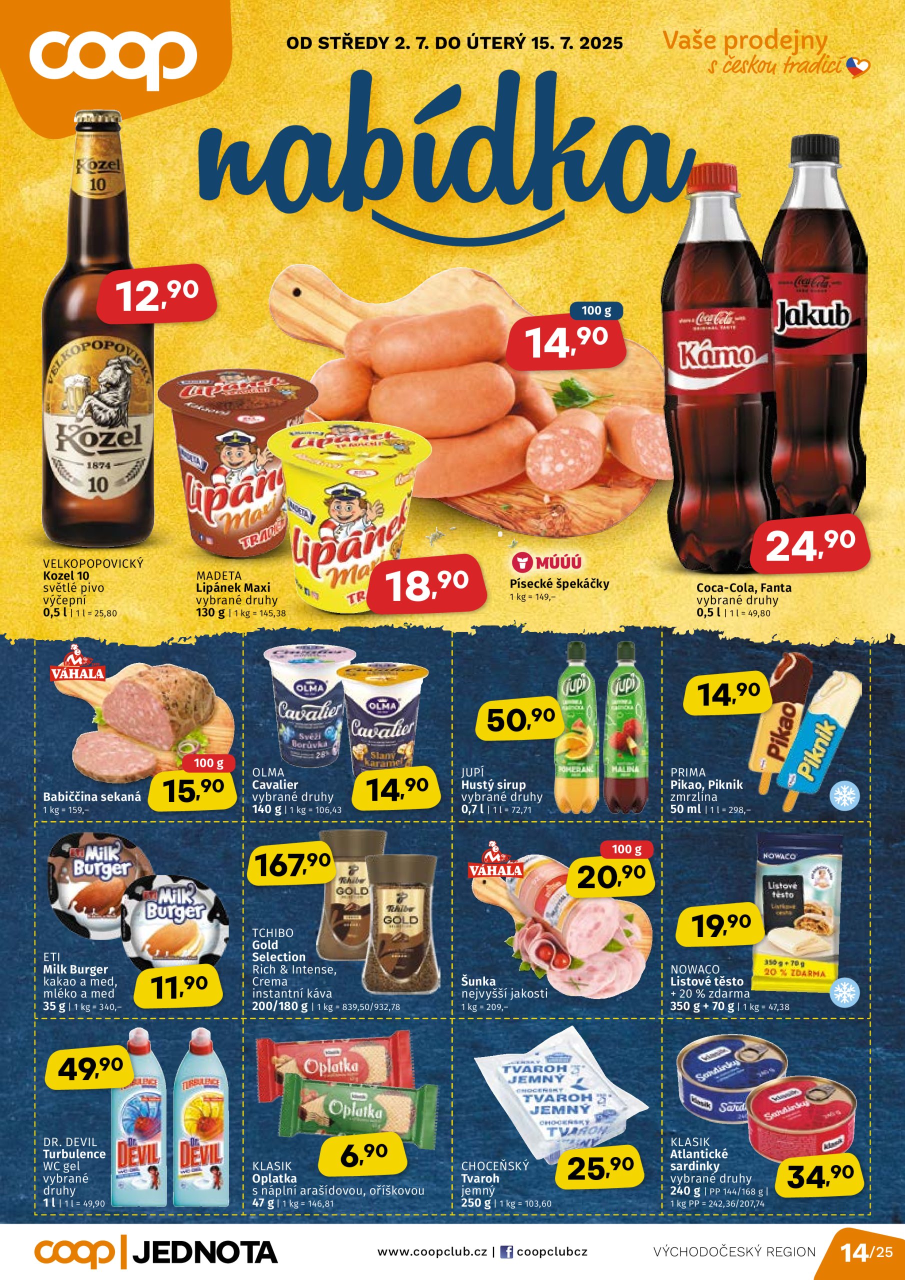 coop - Leták Coop - Východní Čechy od 02.07. do 15.07.