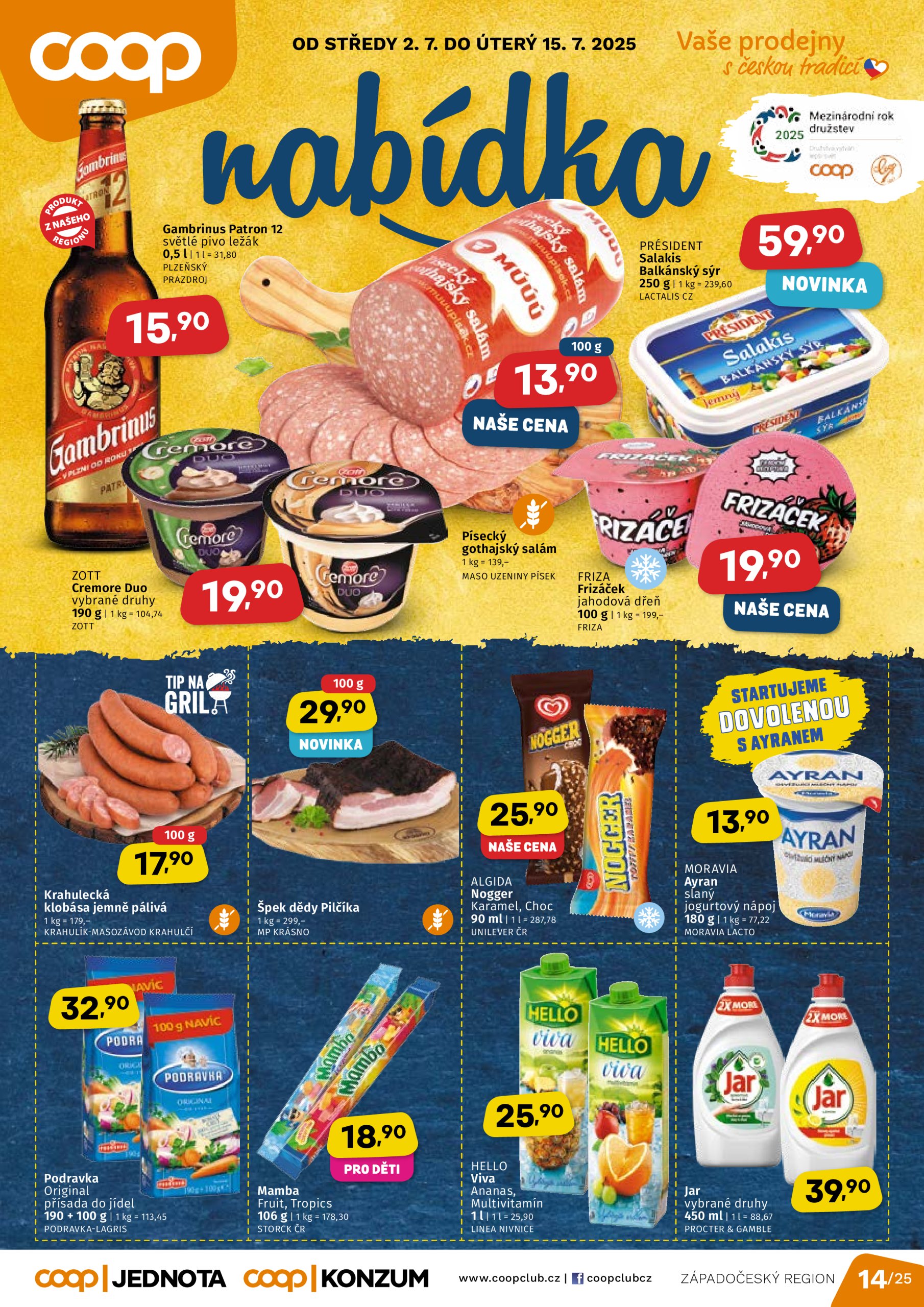 coop - Leták Coop - Západní Čechy od 02.07. do 15.07.