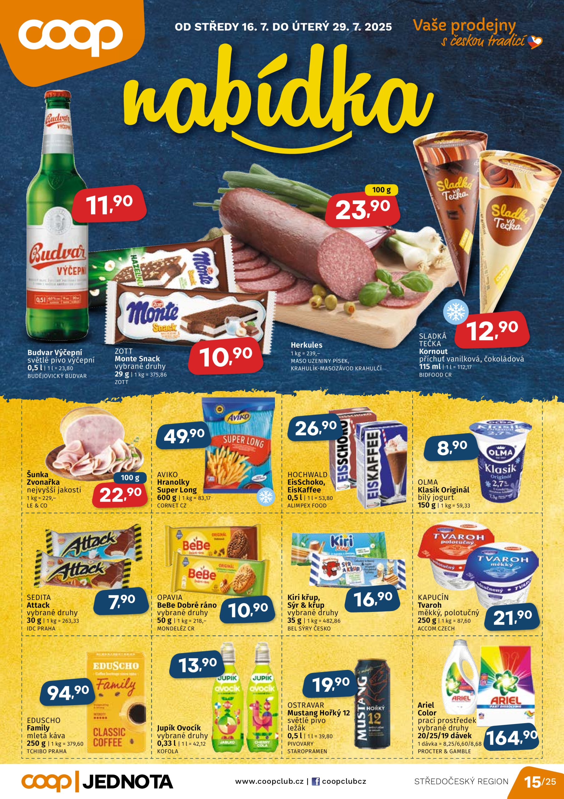 coop - Leták Coop - Střední Čechy od 16.07. do 29.07.