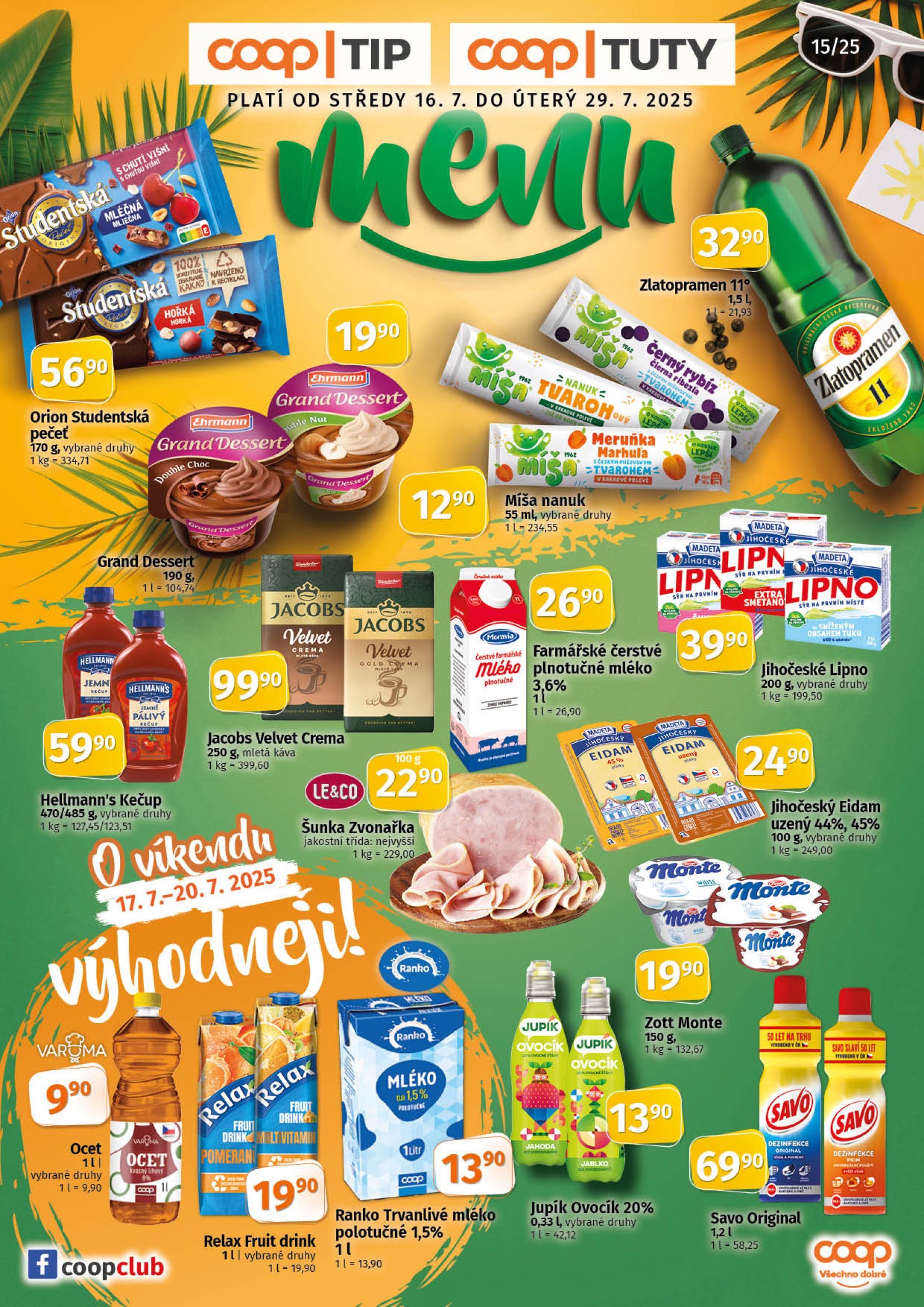 coop - Leták Coop - Tuty-Tip Menu od 16.07. do 29.07.