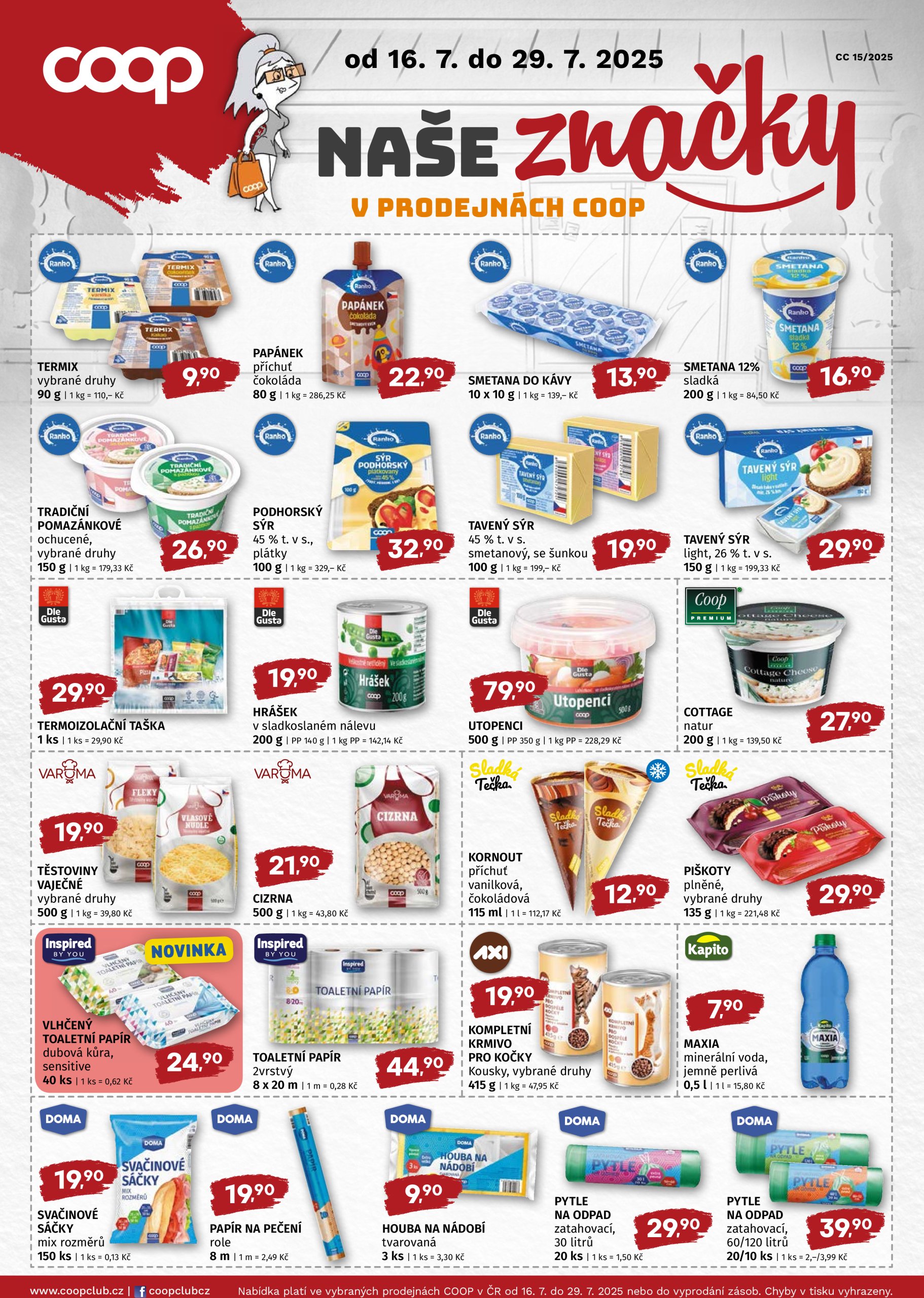 coop - Leták Coop - Naše značky od 16.07. do 29.07. - page: 2