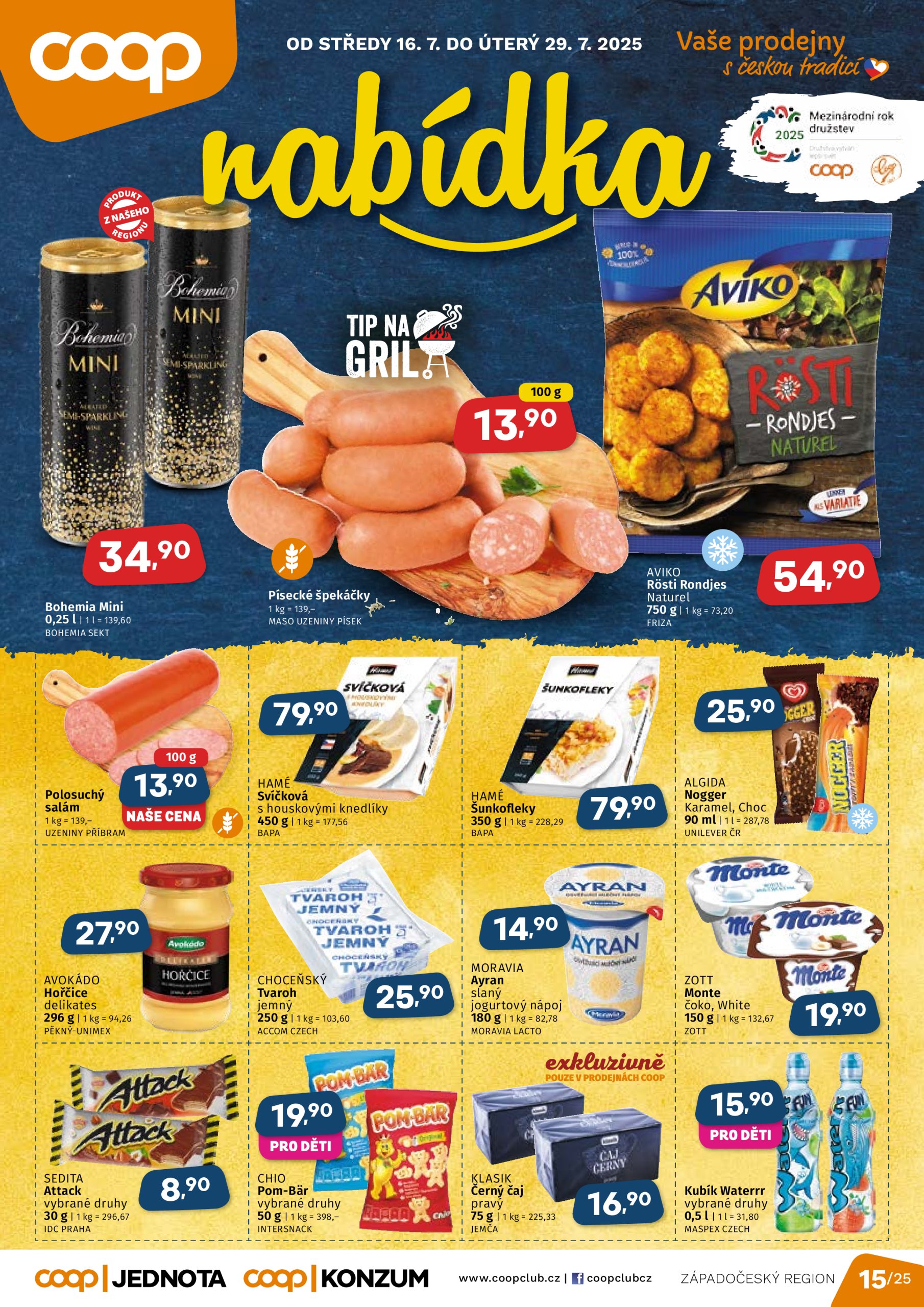 coop - Leták Coop - Západní Čechy od 16.07. do 29.07.