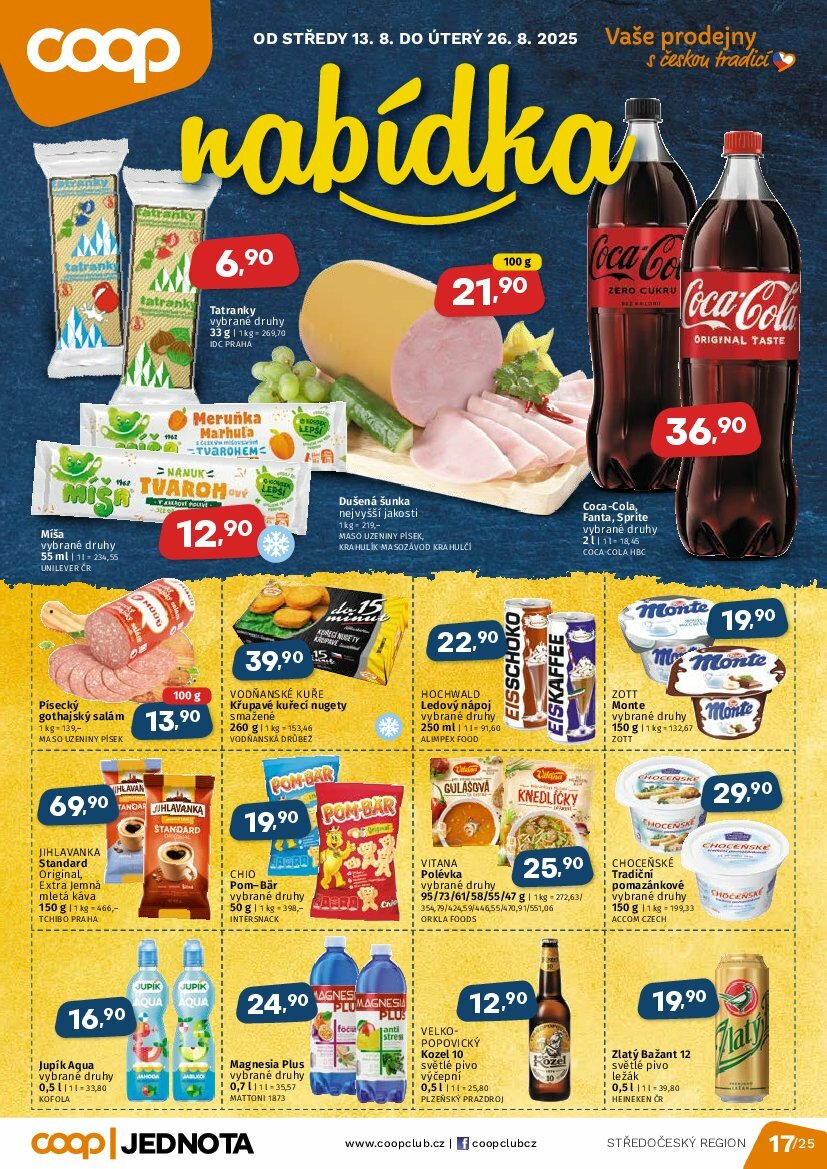 coop - Leták Coop - Střední Čechy od 13.08. do 26.08.