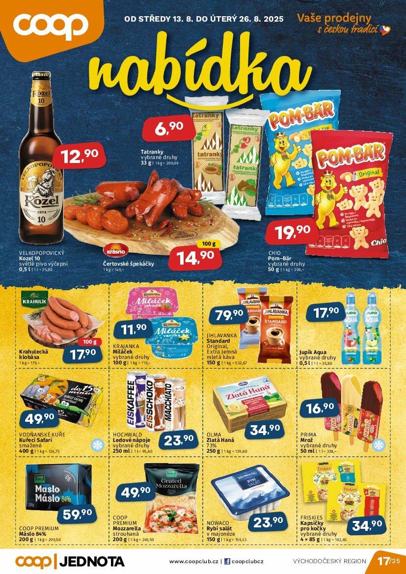 coop - Leták Coop - Východní Čechy od 13.08. do 26.08.
