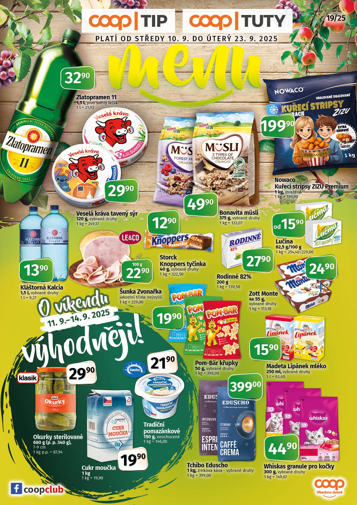 coop - Leták Coop - Tuty-Tip Menu od 10.09. do 23.09.