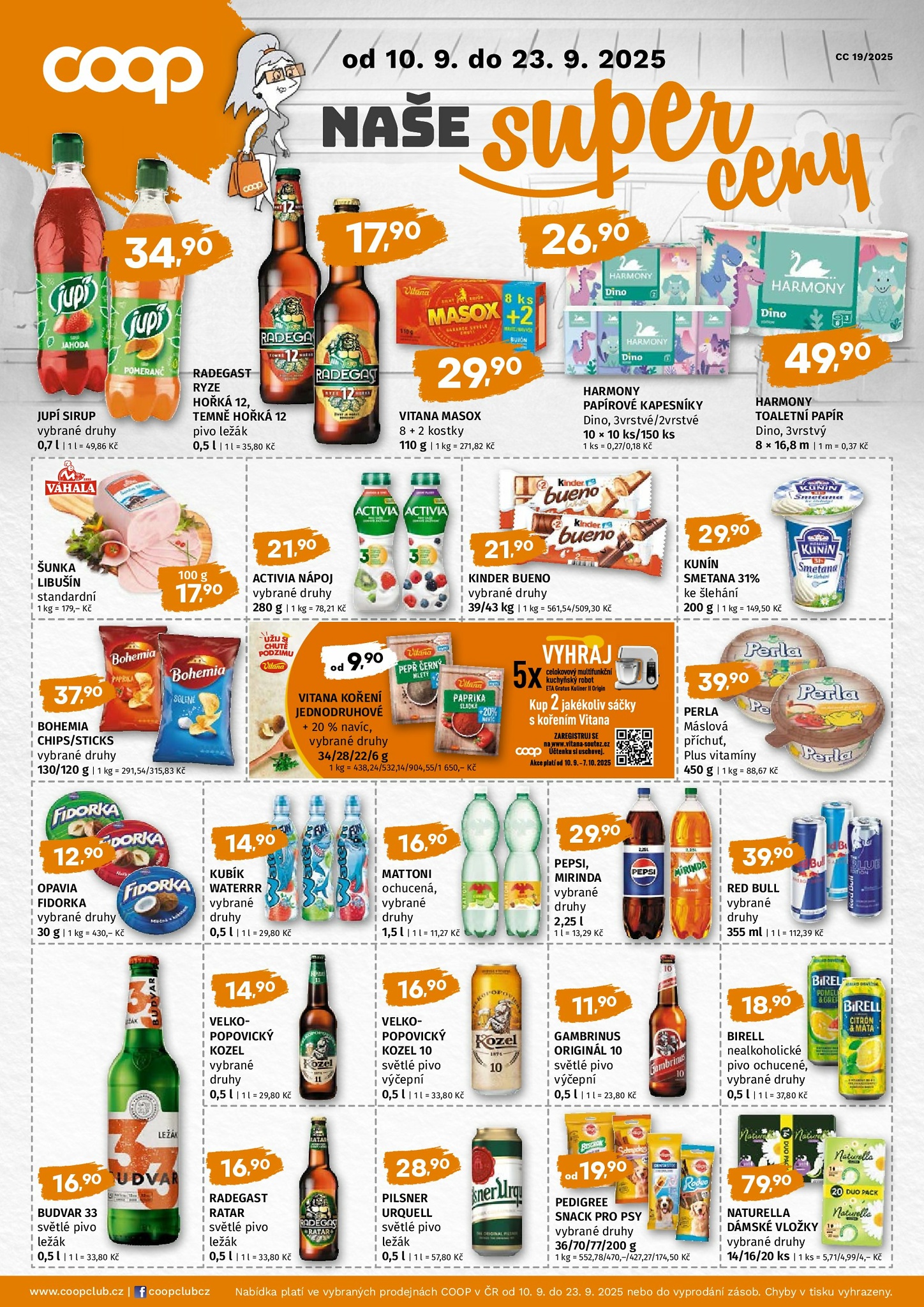 coop - Leták Coop - Naše značky od 10.09. do 23.09.