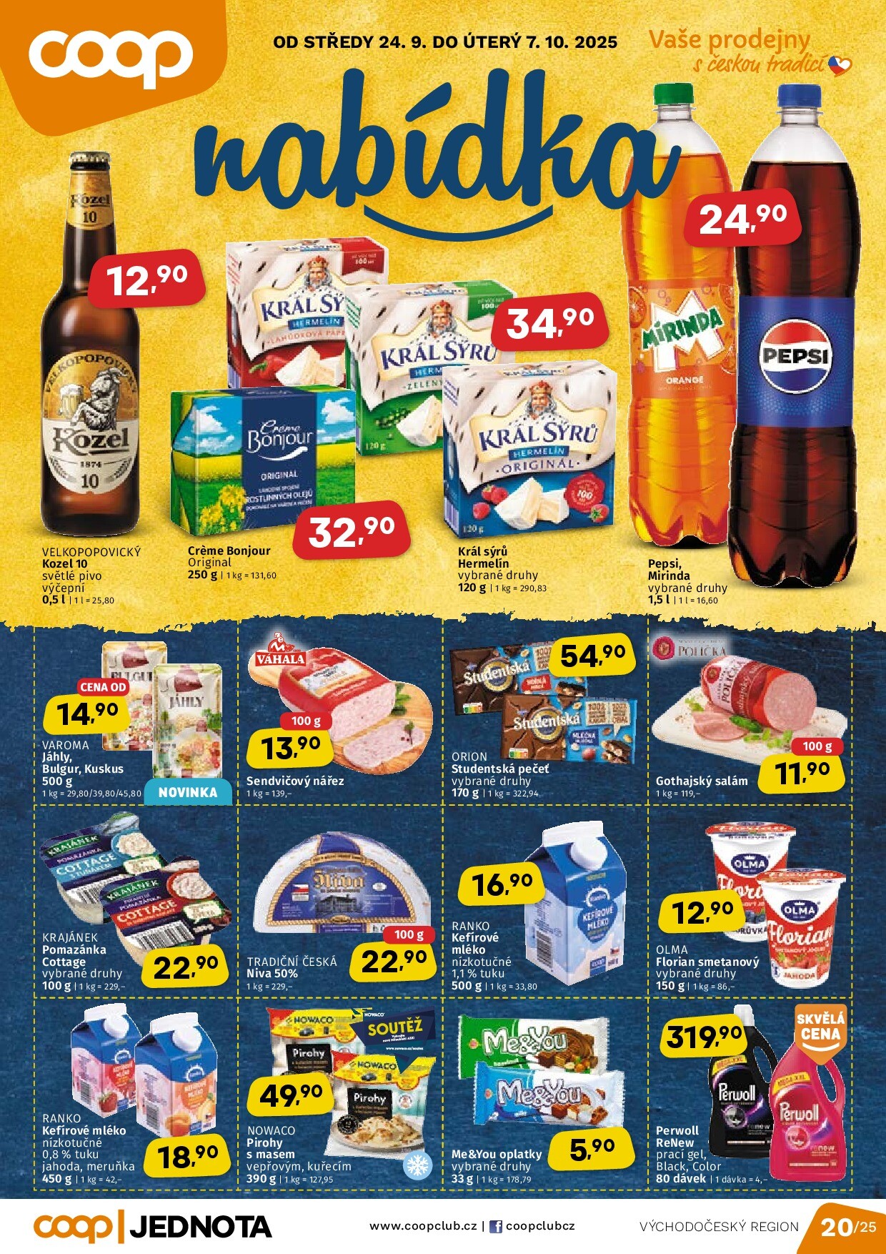 coop - Leták Coop - Východní Čechy od 24.09. do 07.10.