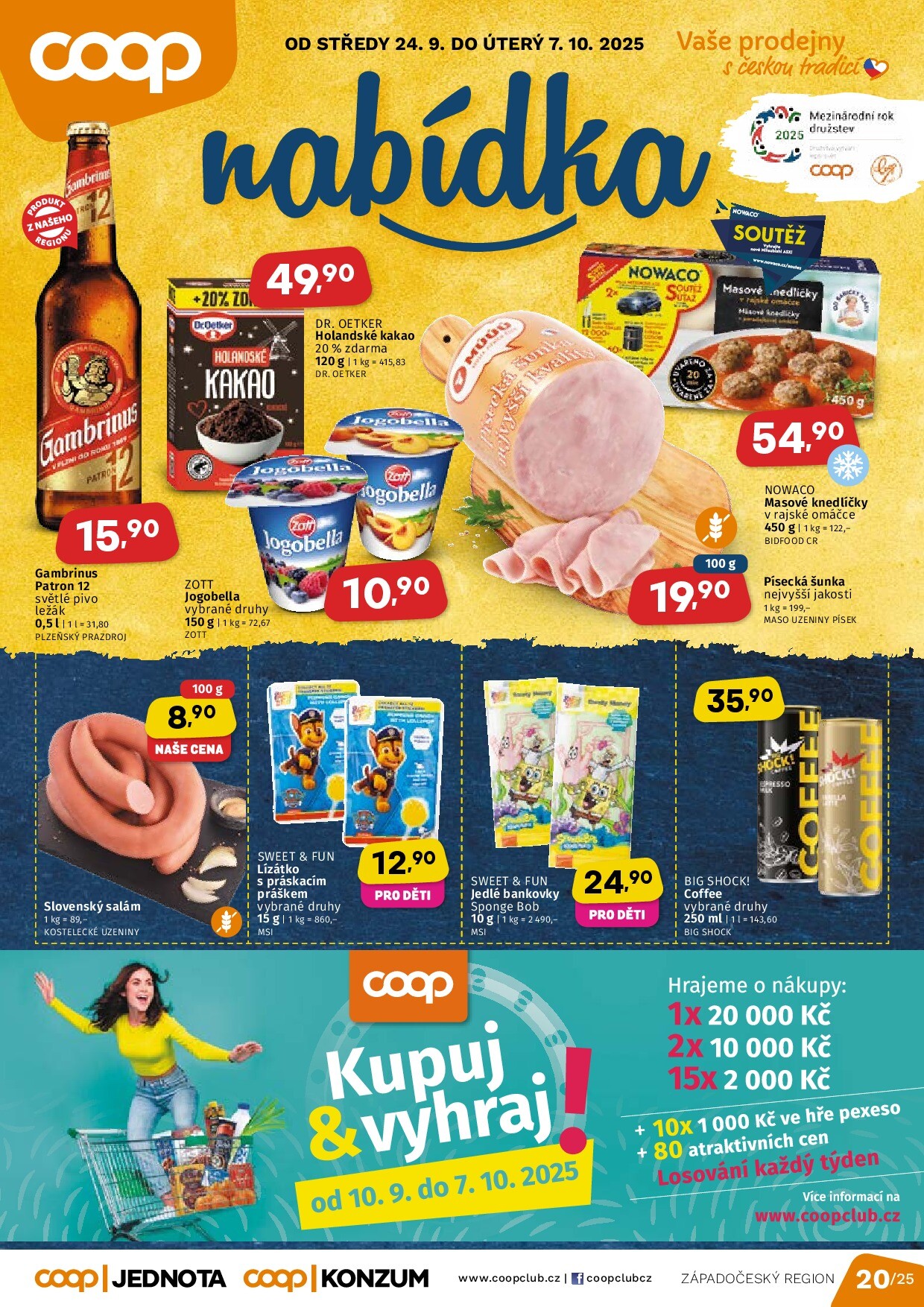 coop - Leták Coop - Západní Čechy od 24.09. do 07.10.