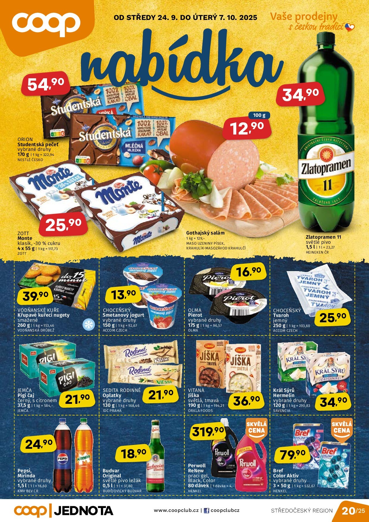coop - Leták Coop - Střední Čechy od 24.09. do 07.10.