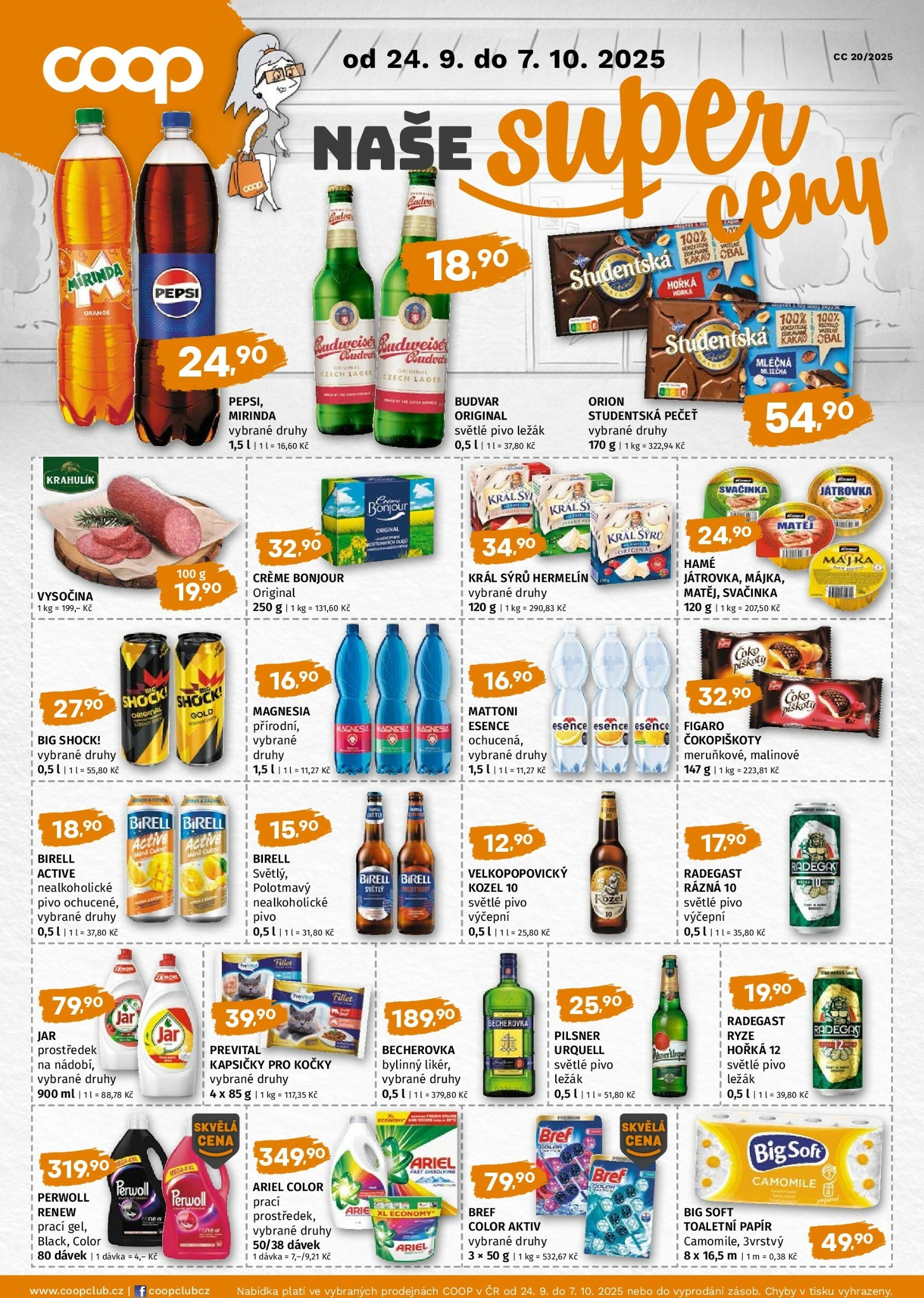 coop - Leták Coop - Naše značky od 24.09. do 07.10.