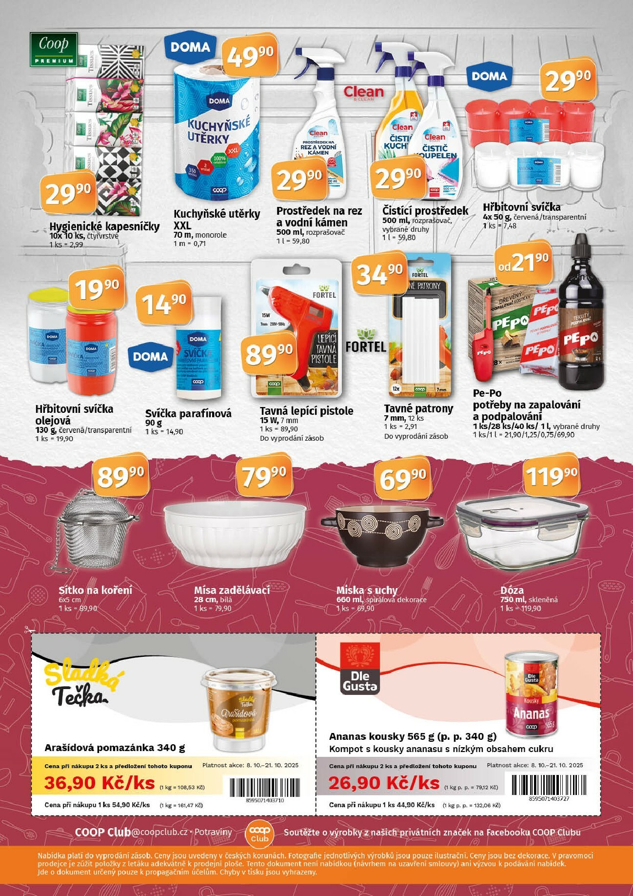 coop - Aktuální leták Coop - Tury-Tip Menu od 08.10. do 21.10. - page: 10