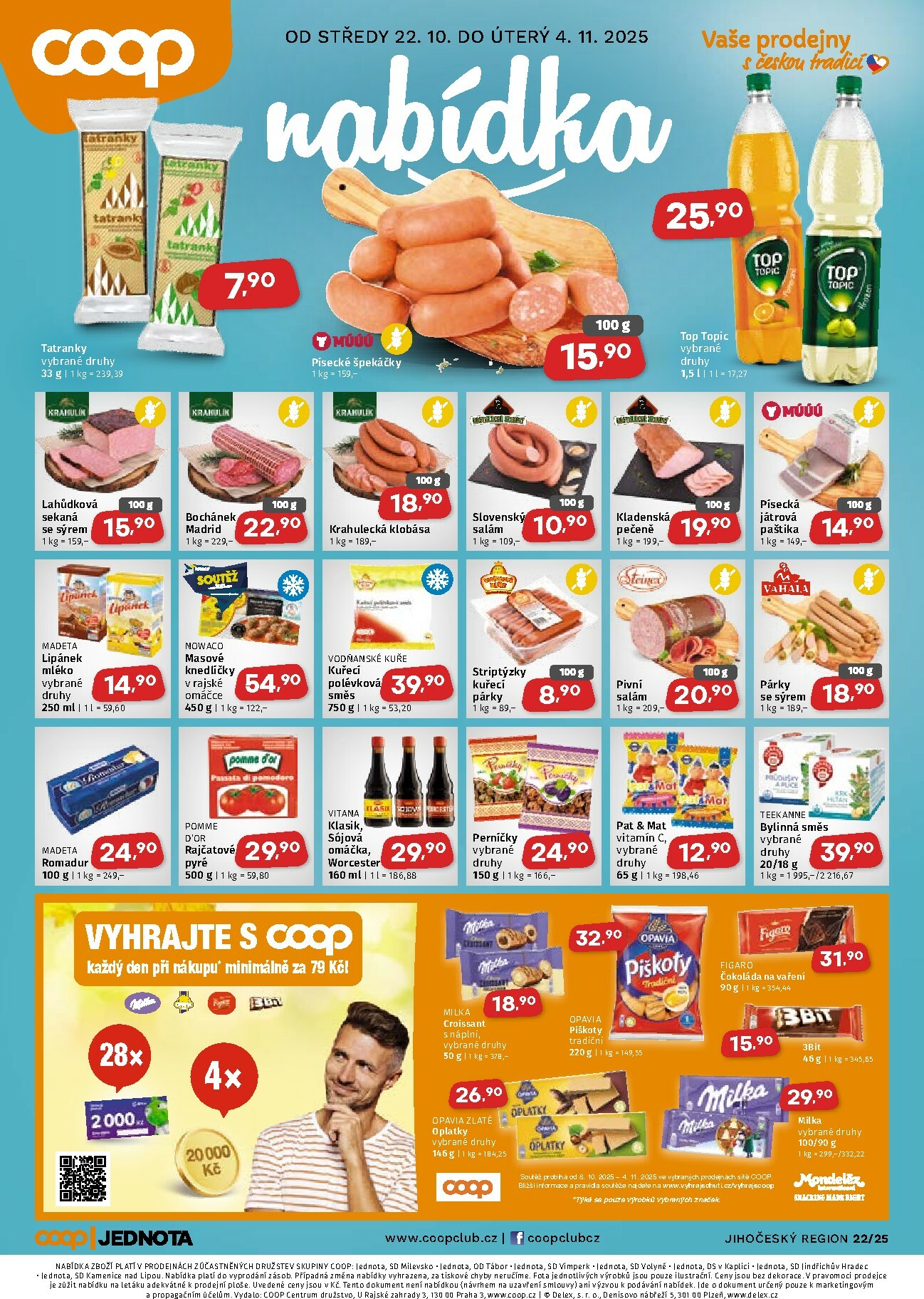 coop - Aktuální leták Coop - Jižní Čechy od 22.10. do 04.11.