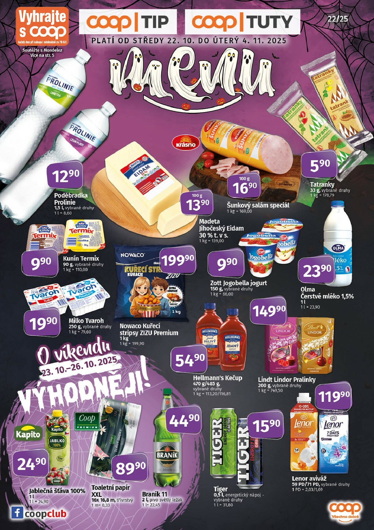 coop - Aktuální leták Coop - Tuty-Tip Menu od 22.10. do 04.11.