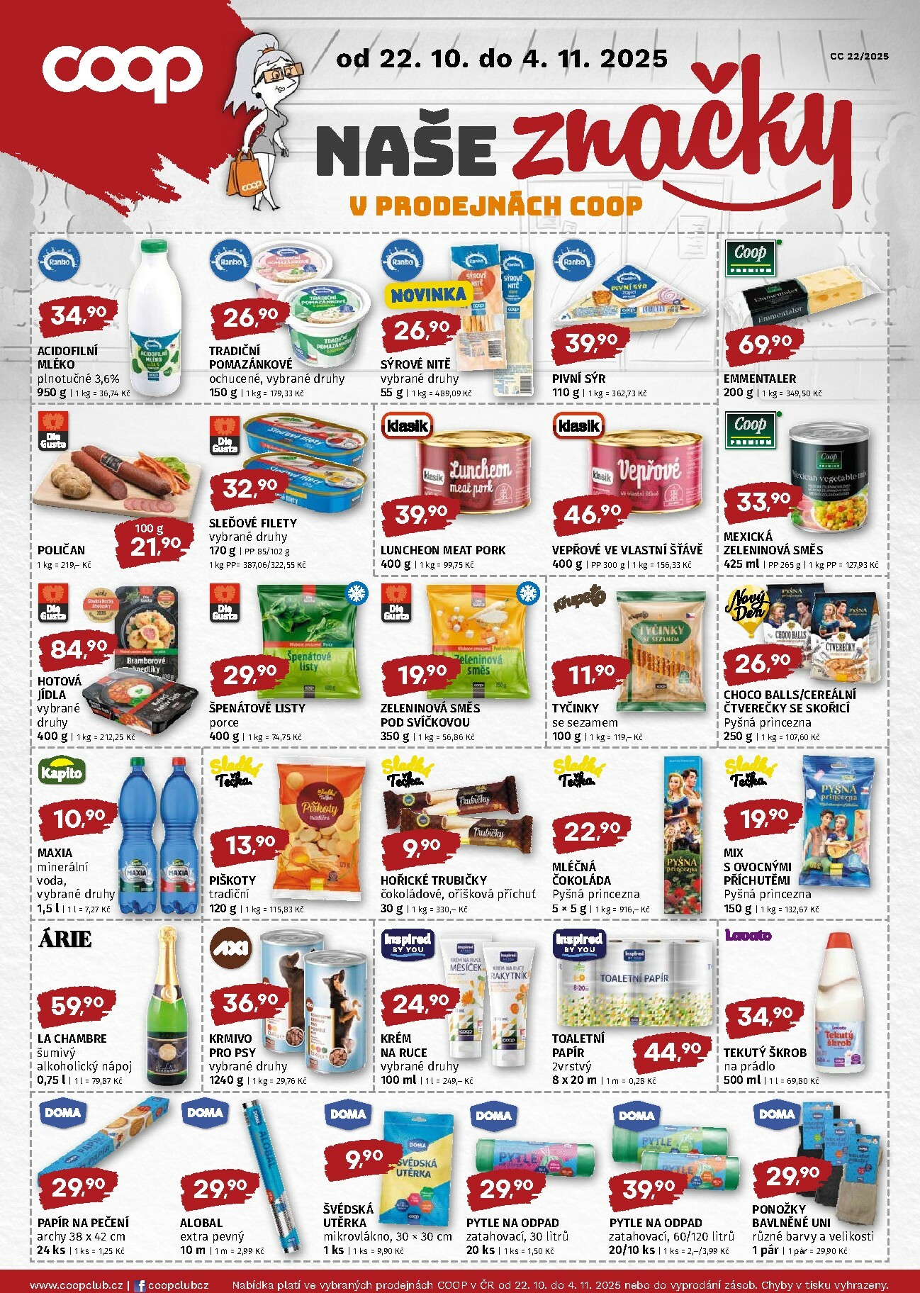 coop - Aktuální leták Coop - Naše super ceny od 22.10. do 04.11. - page: 2