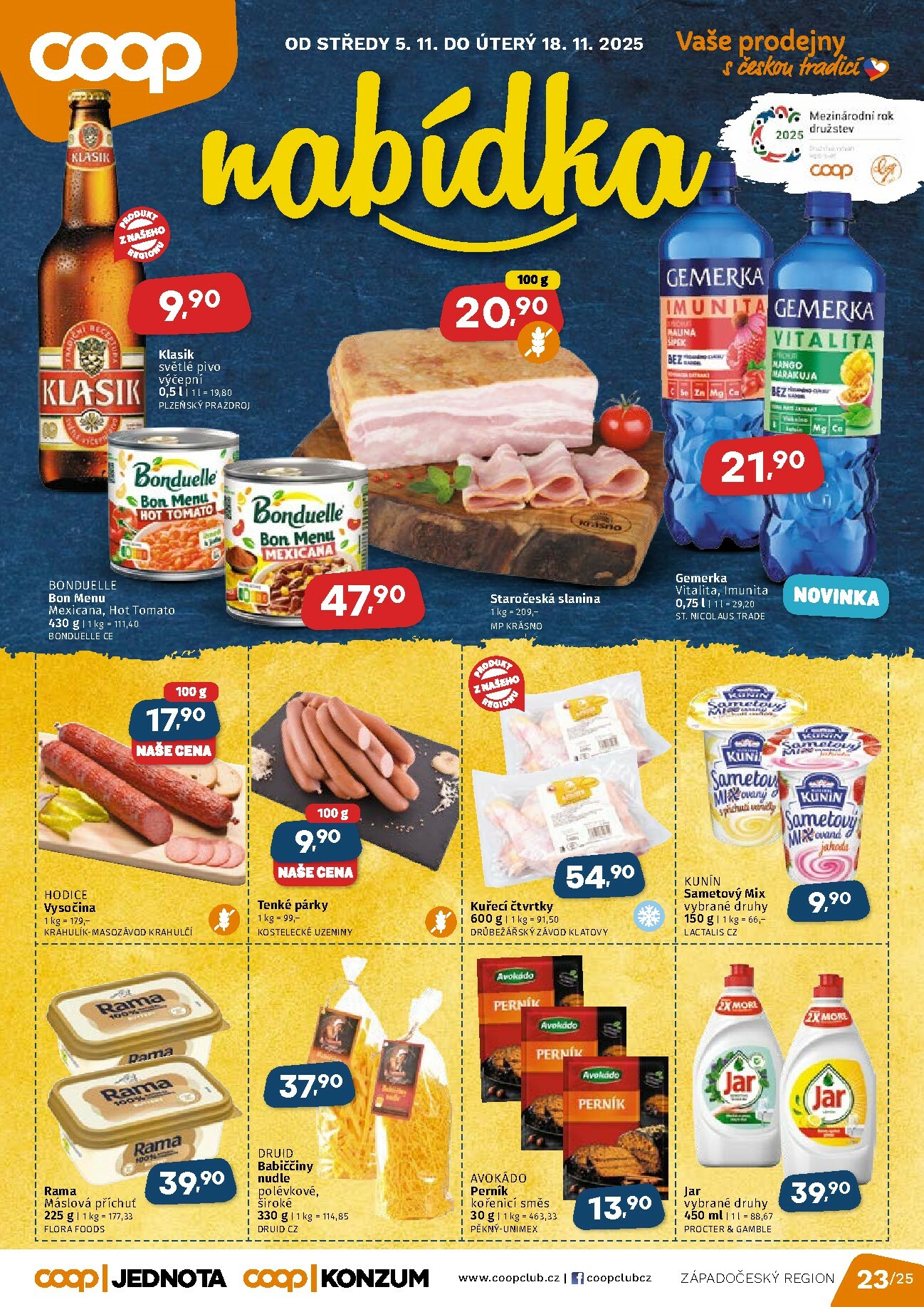 coop - Aktuální leták Coop - Západní Čechy od 05.11. do 18.11.
