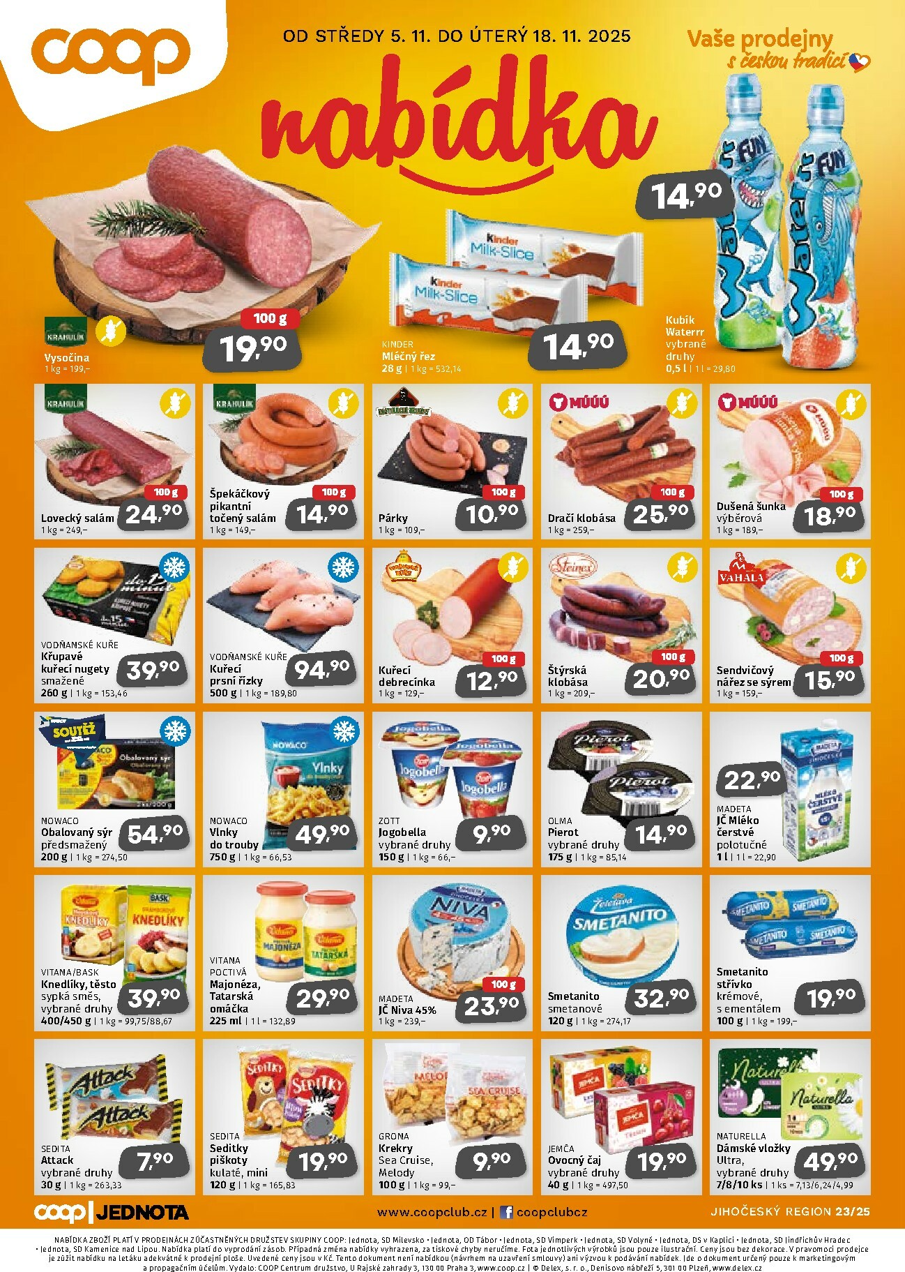 coop - Aktuální leták Coop - Jižní Čechy od 05.11. do 18.11.