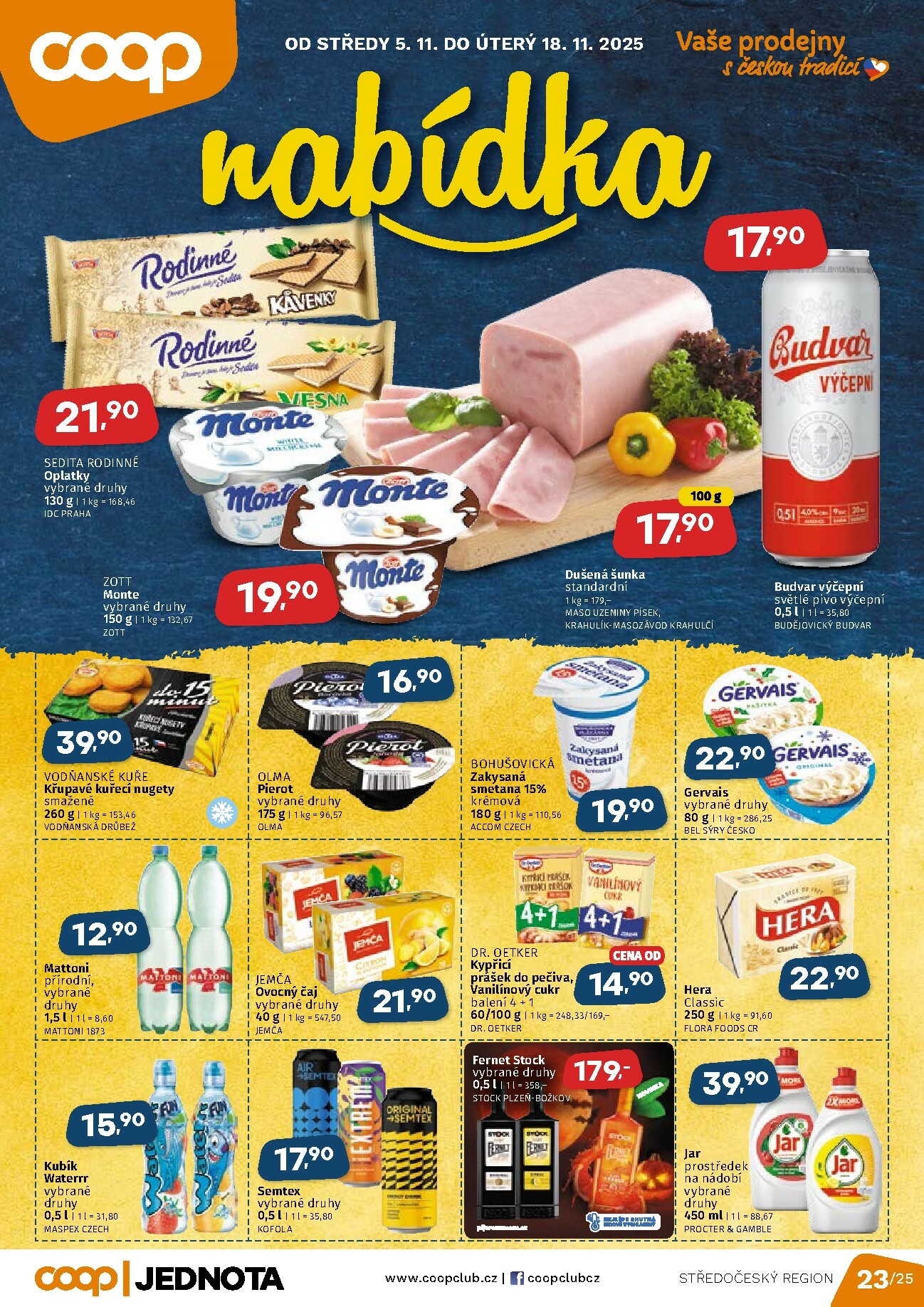 coop - Aktuální leták Coop - Střední Čechy od 05.11. do 18.11.