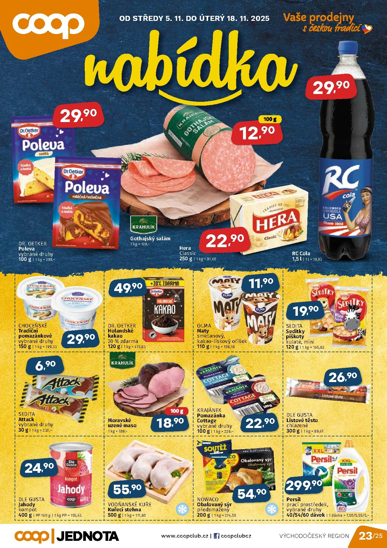 coop - Aktuální leták Coop - Východní Čechy od 05.11. do 18.11.
