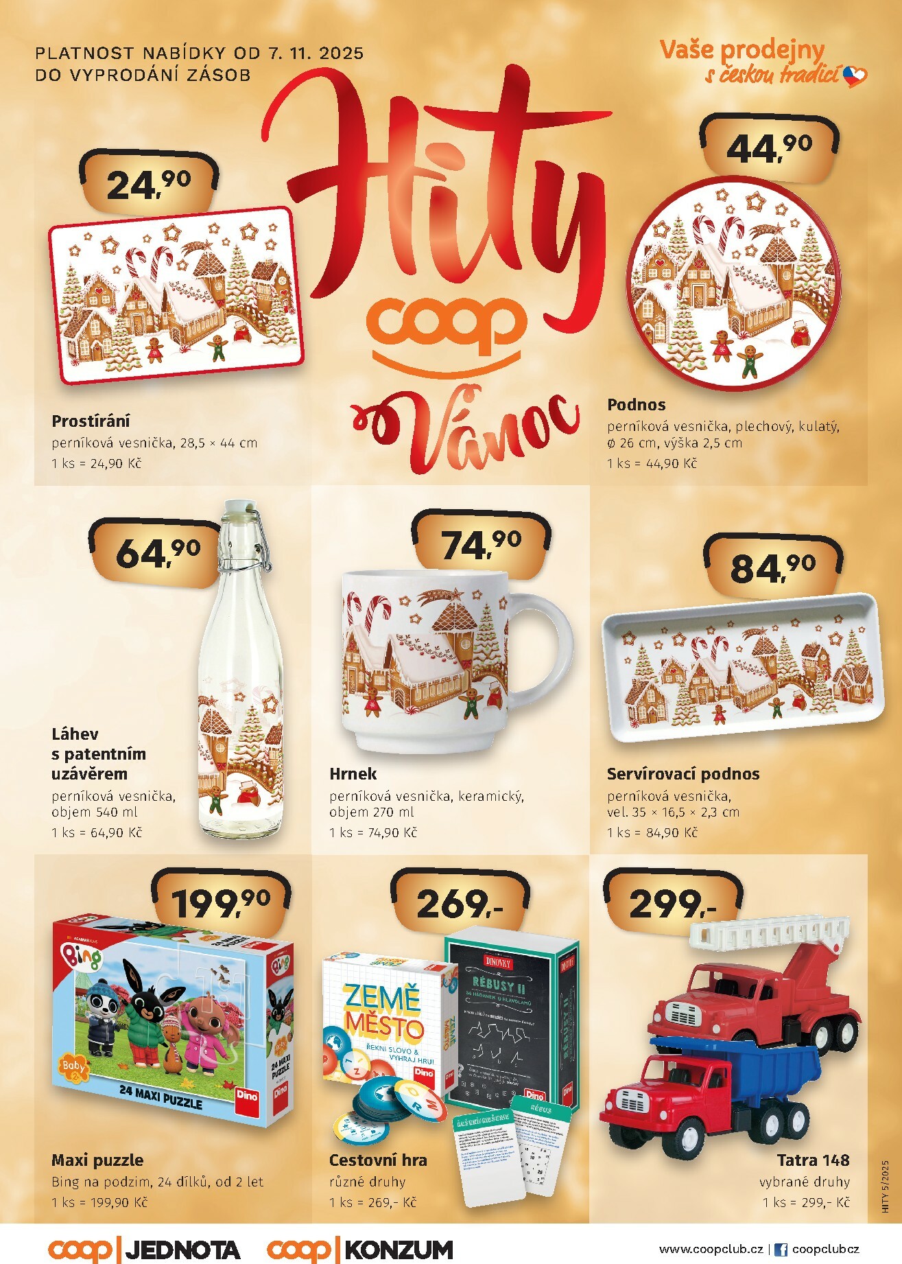 coop - Aktuální leták Coop - Vánoce od 07.11. do 24.12.