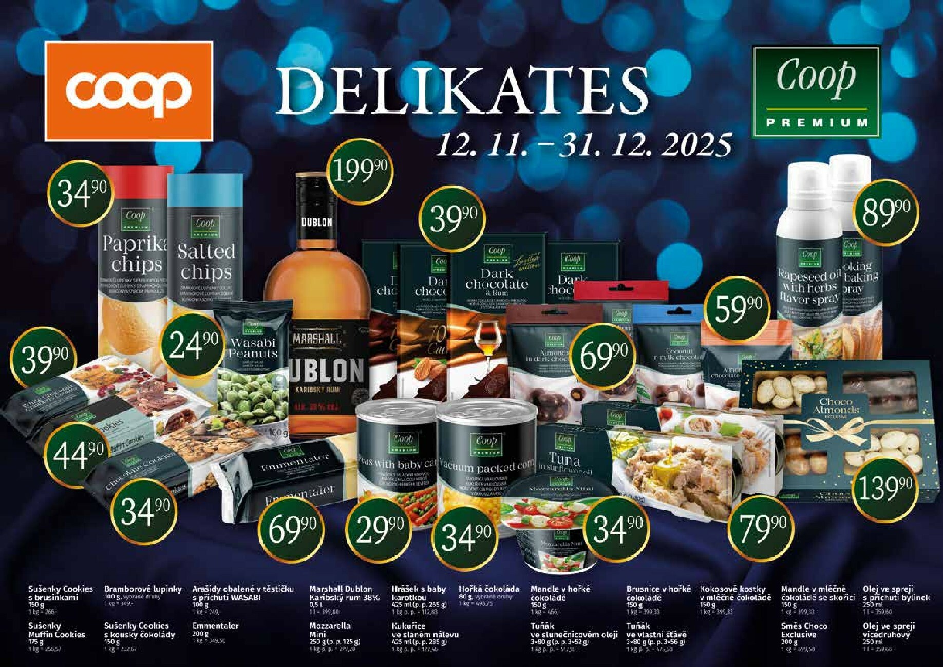 coop - Aktuální leták Coop - Delikates Vánoce od 12.11. do 31.12. - page: 1