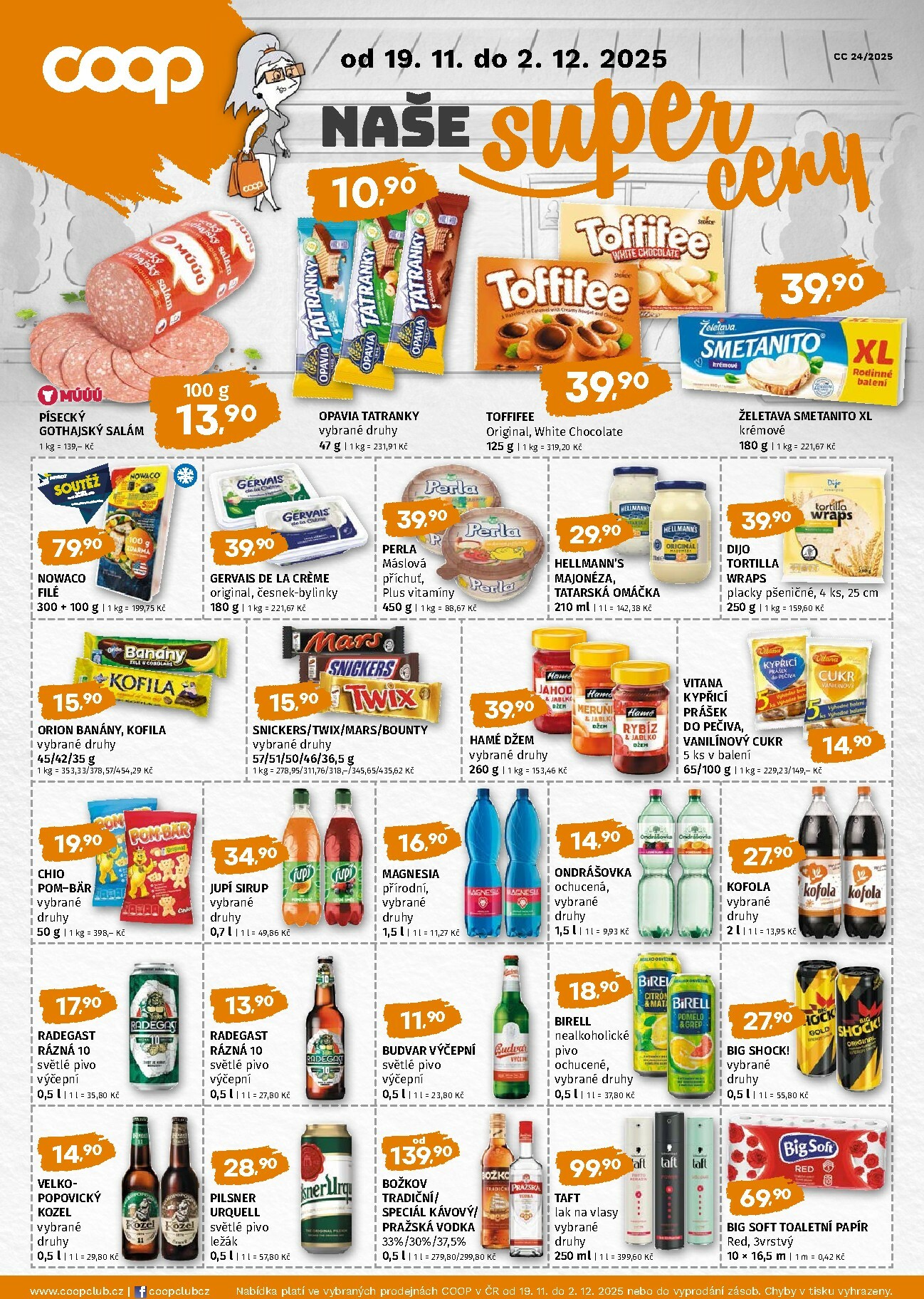 coop - Aktuální leták Coop - Naše značky od 19.11. do 02.12.