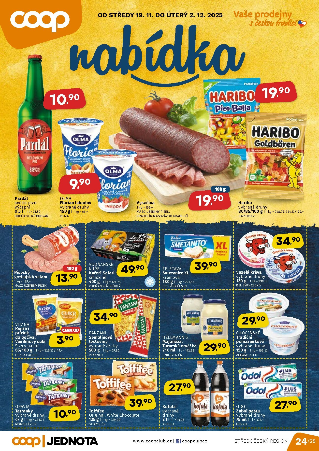 coop - Aktuální leták Coop - Střední Čechy od 19.11. do 02.12.
