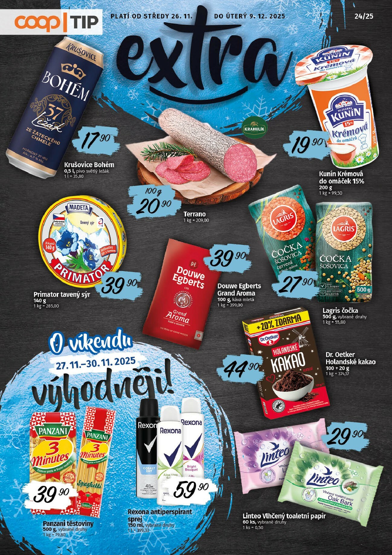 coop - Aktuální leták Coop - Tip extra od 26.11. do 09.12.