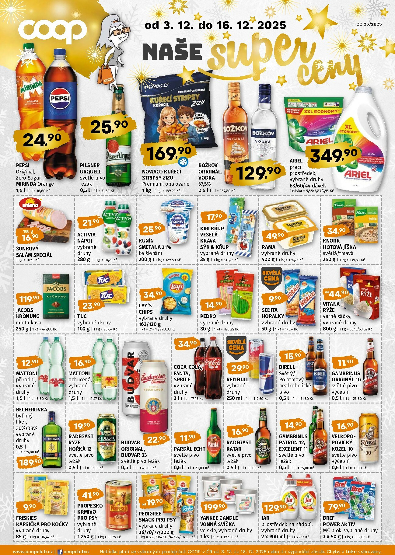 coop - Aktuální leták Coop - Naše značky od 03.12. do 16.12.