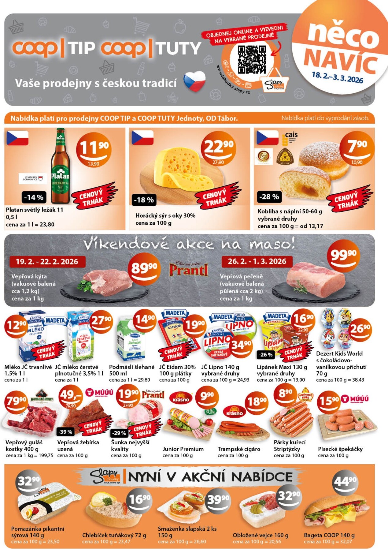 coop - Coop - Tábor leták platný od středy 18.02.2026 do úterý 03.03.2026