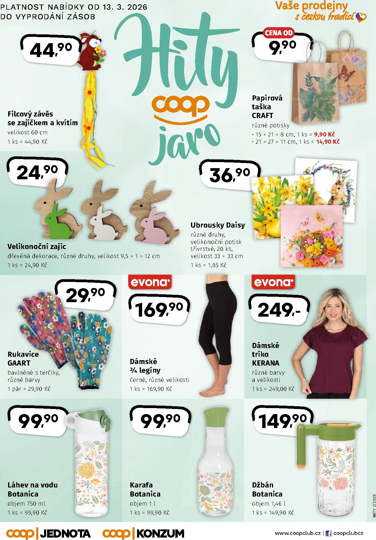 coop - Coop - Hity jaro leták platný od pátku 13.03.2026 do čtvrtka 30.04.2026 - page: 1