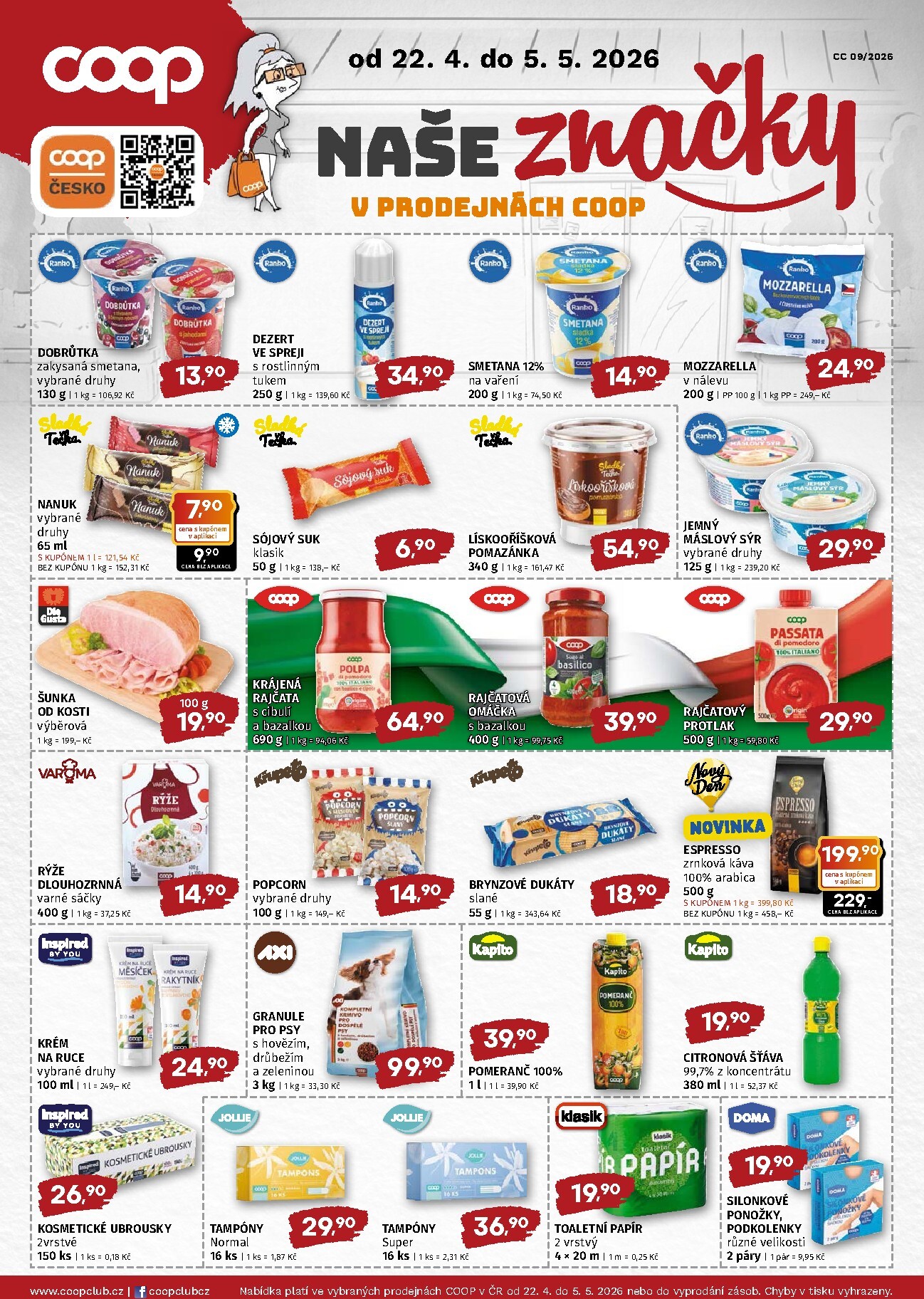 coop - Aktuální Coop - Naše značky leták platný od středy 22.04.2026 do úterý 05.05.2026 - page: 2