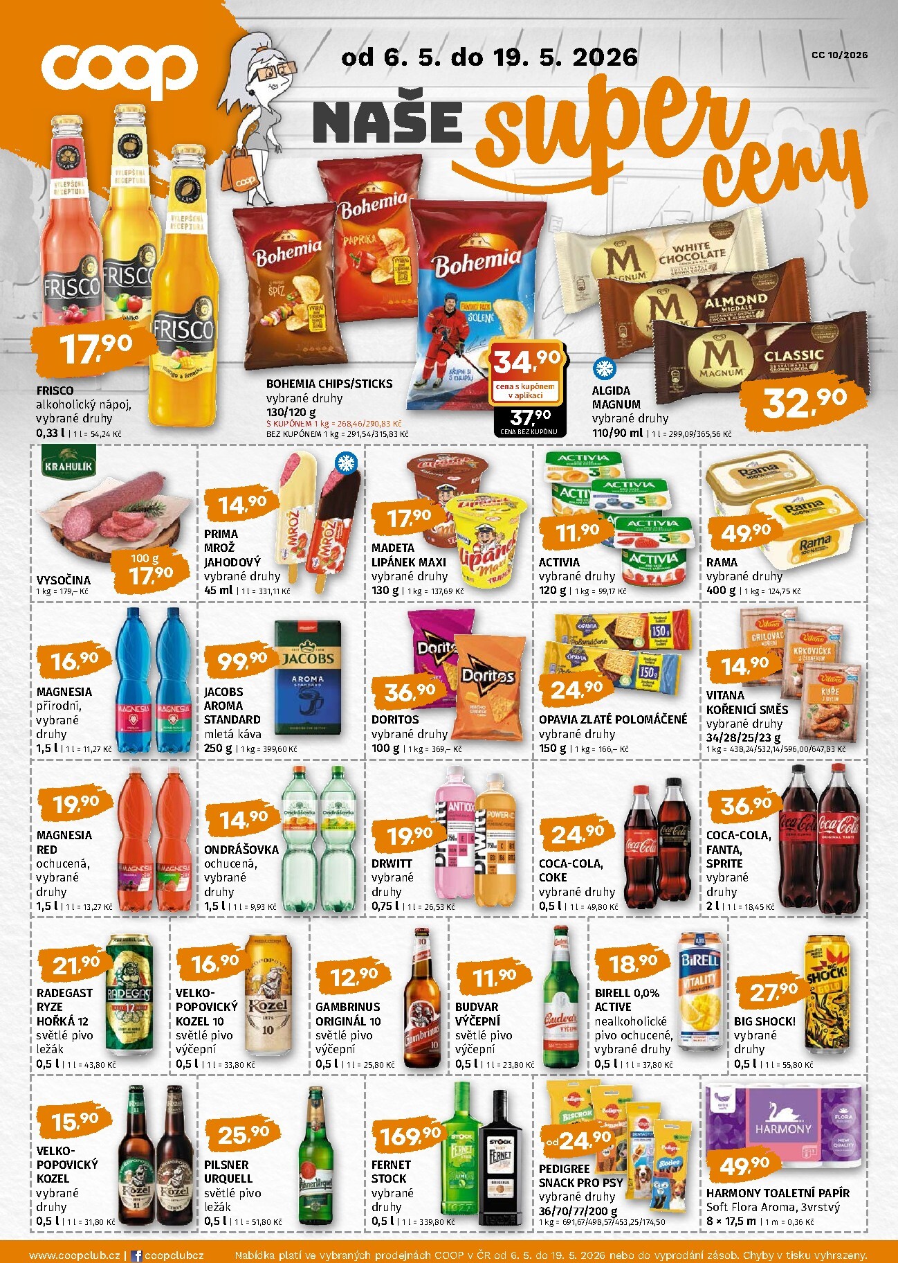 coop - Aktuální Coop - Naše značky leták platný od středy 06.05.2026 do úterý 19.05.2026
