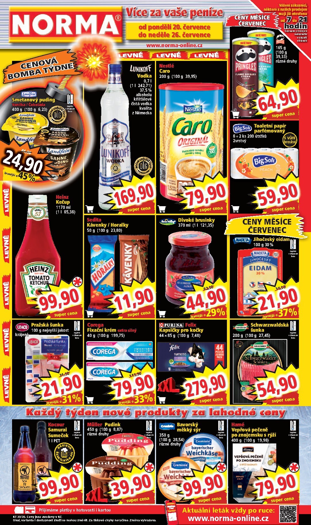norma - Norma leták na příští týden od pondělí 20.07.2026 do neděle 26.07.2026 - page: 1