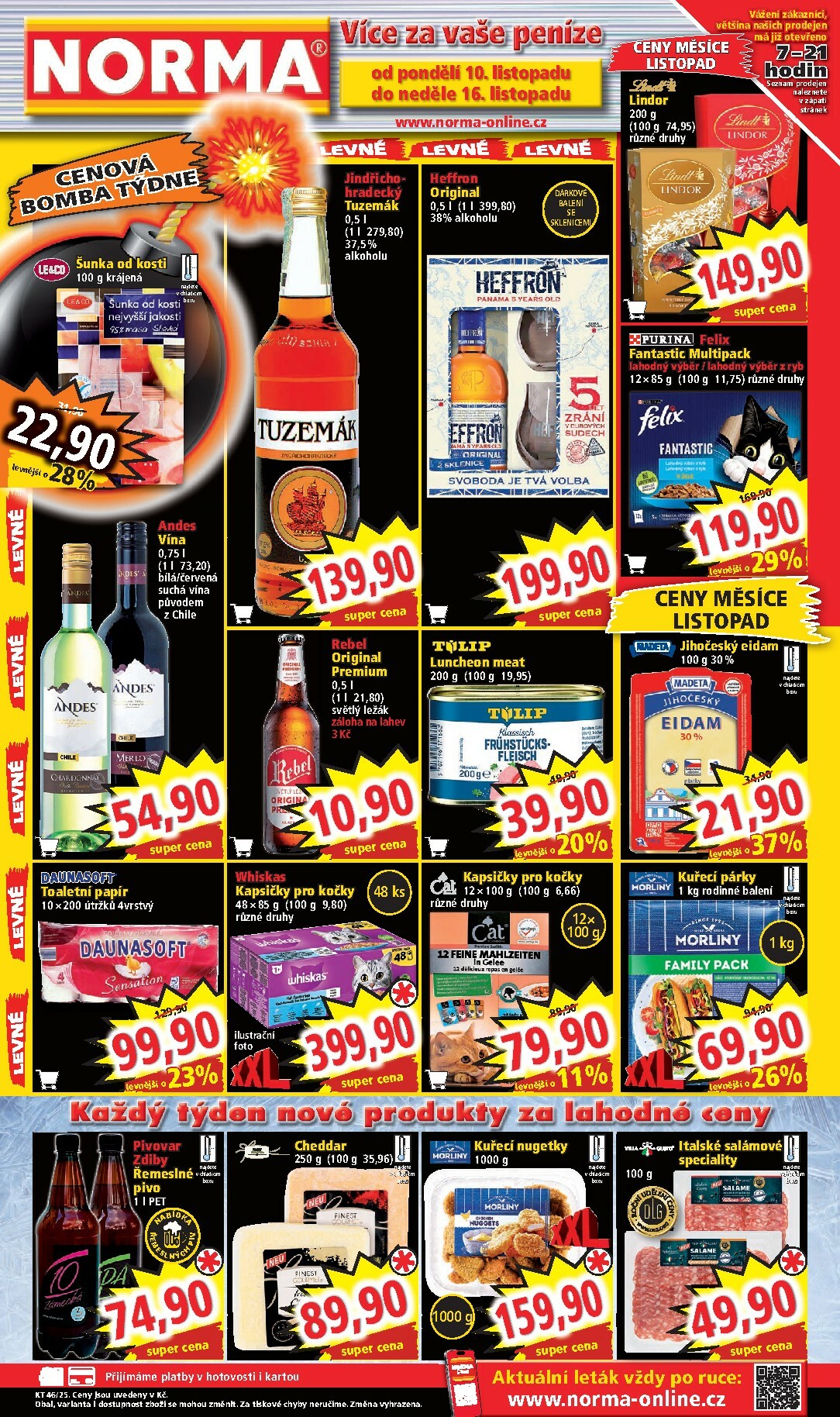 norma - Aktuální leták Norma od 10.11. do 16.11. - page: 1