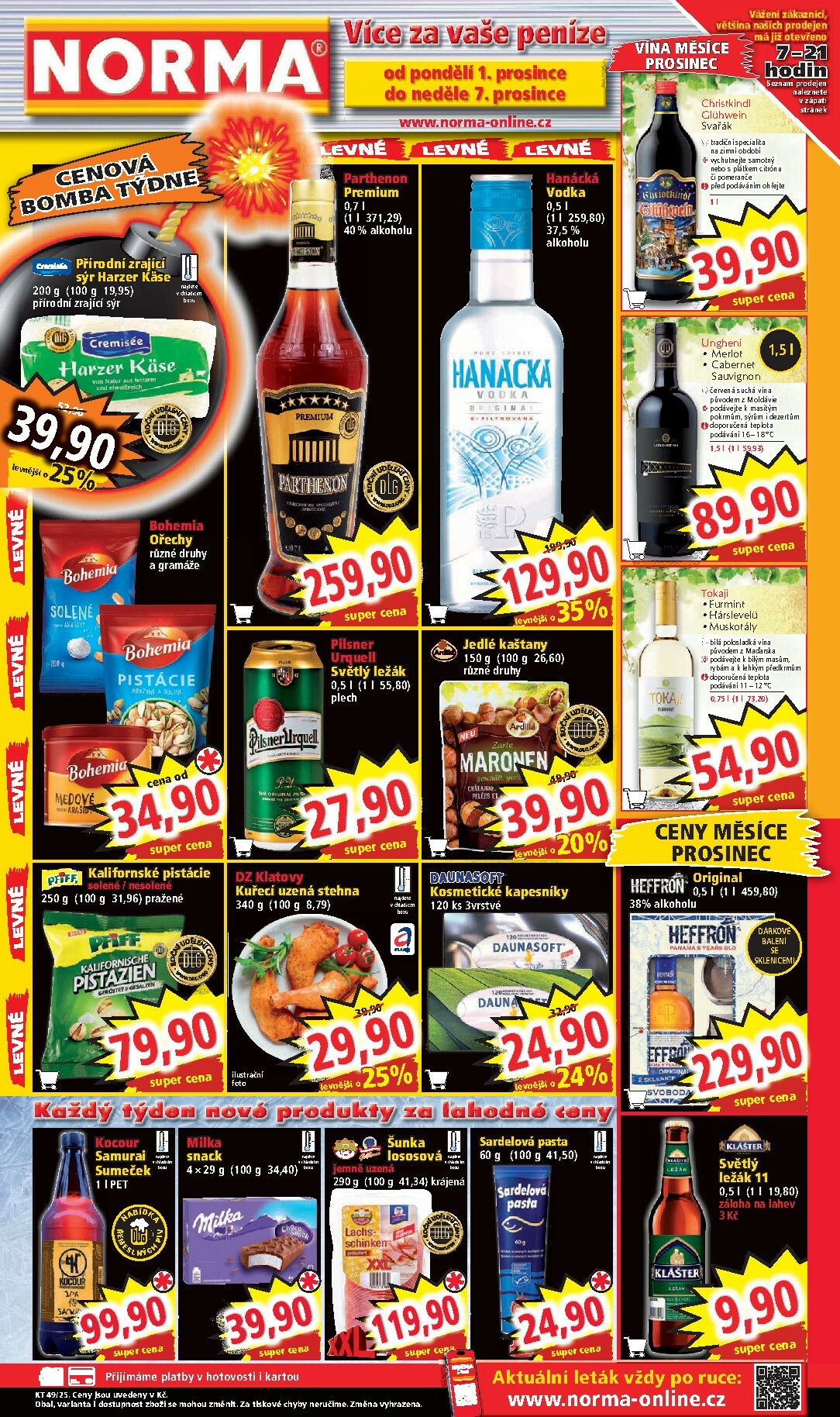 norma - Aktuální leták Norma od 01.12. do 07.12. - page: 1