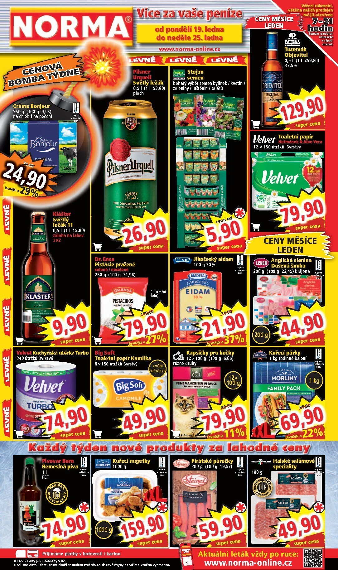 norma - Aktuální leták Norma od 19.01. do 25.01. - page: 1
